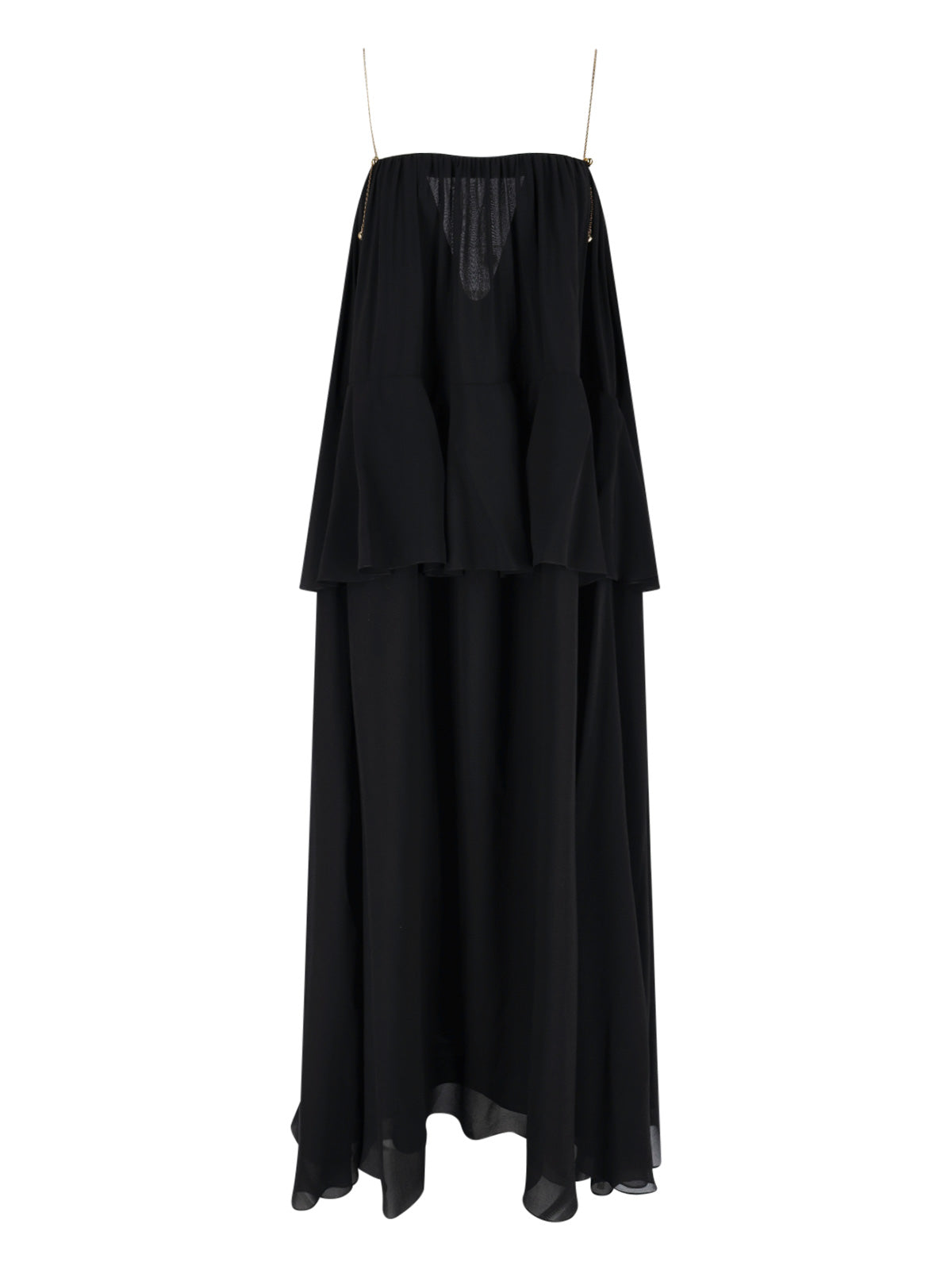Maxi Silk Dress – Black
