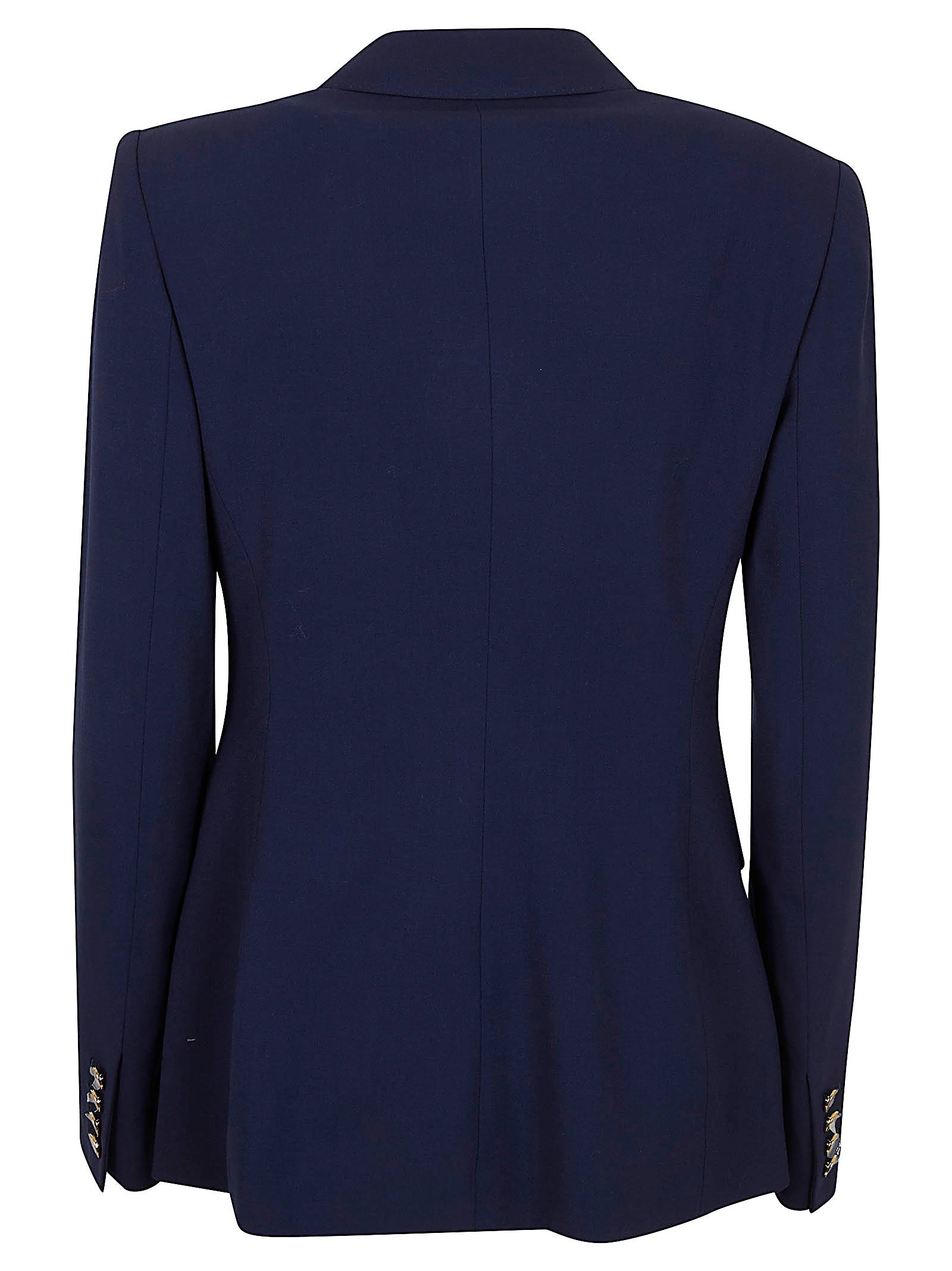 Double-Breasted Wool Blend Jacket