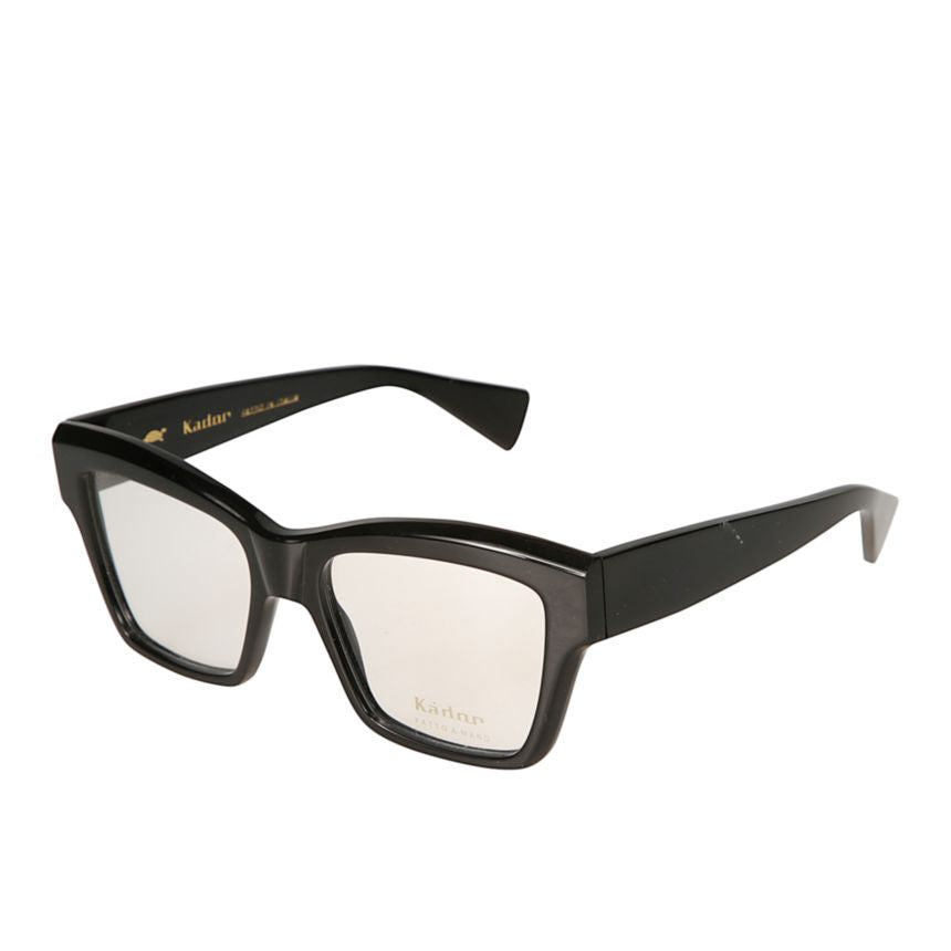 Charm Bold Rectangular Frame Sunglasses in Glossy Black Finish