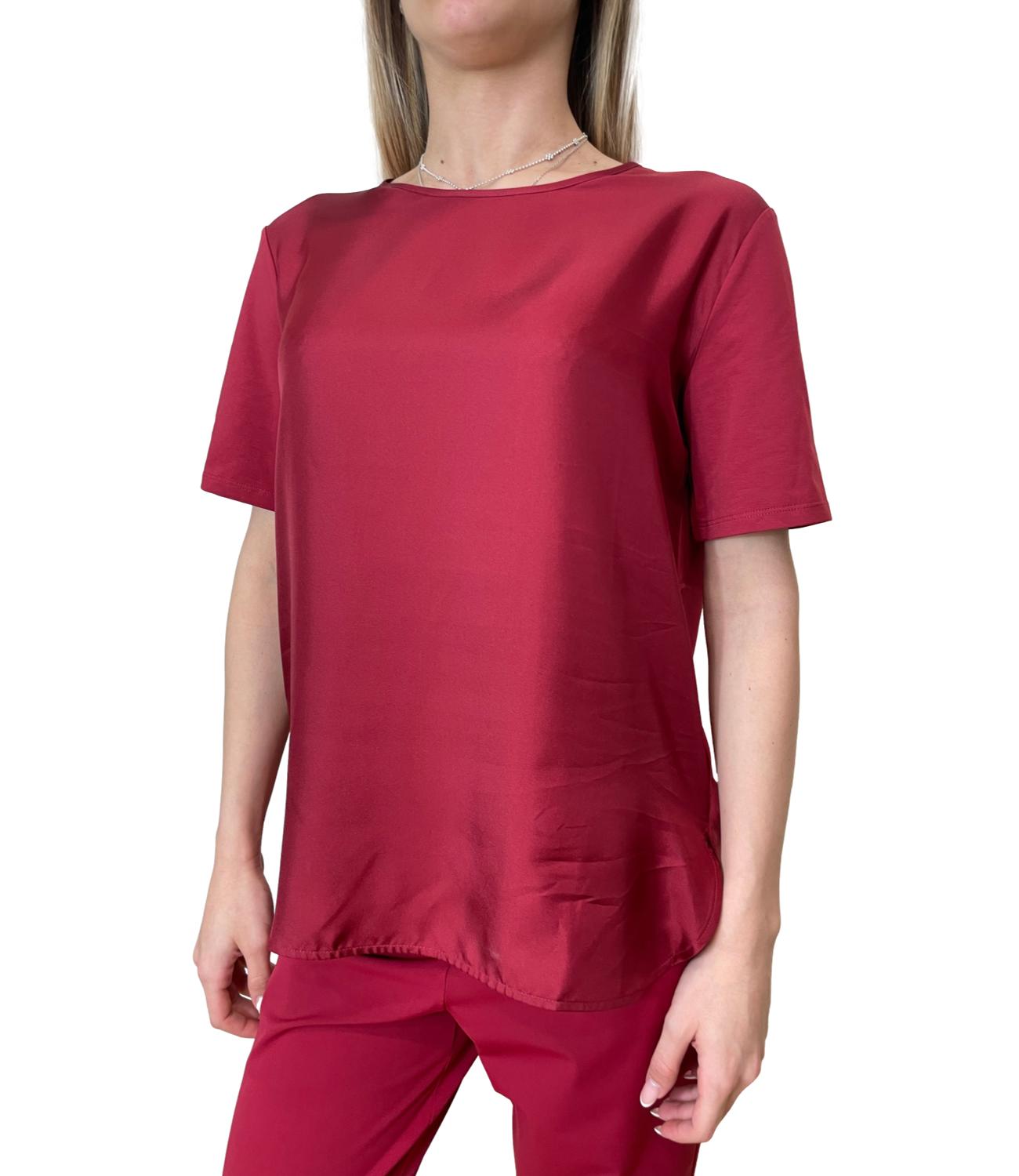 Red Mmlotre Cotton Knit Top