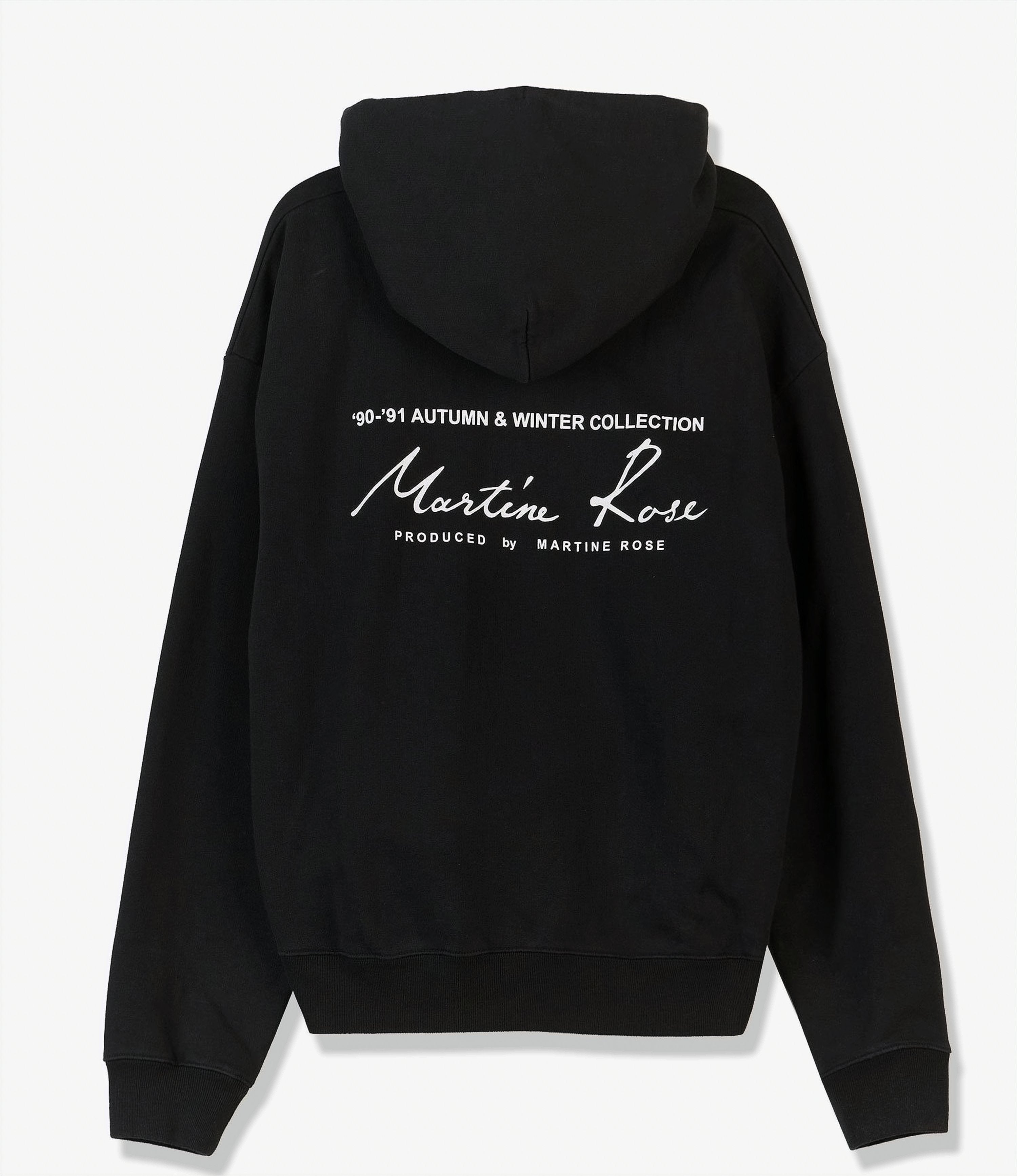 Relaxed Fit Black Hoodie