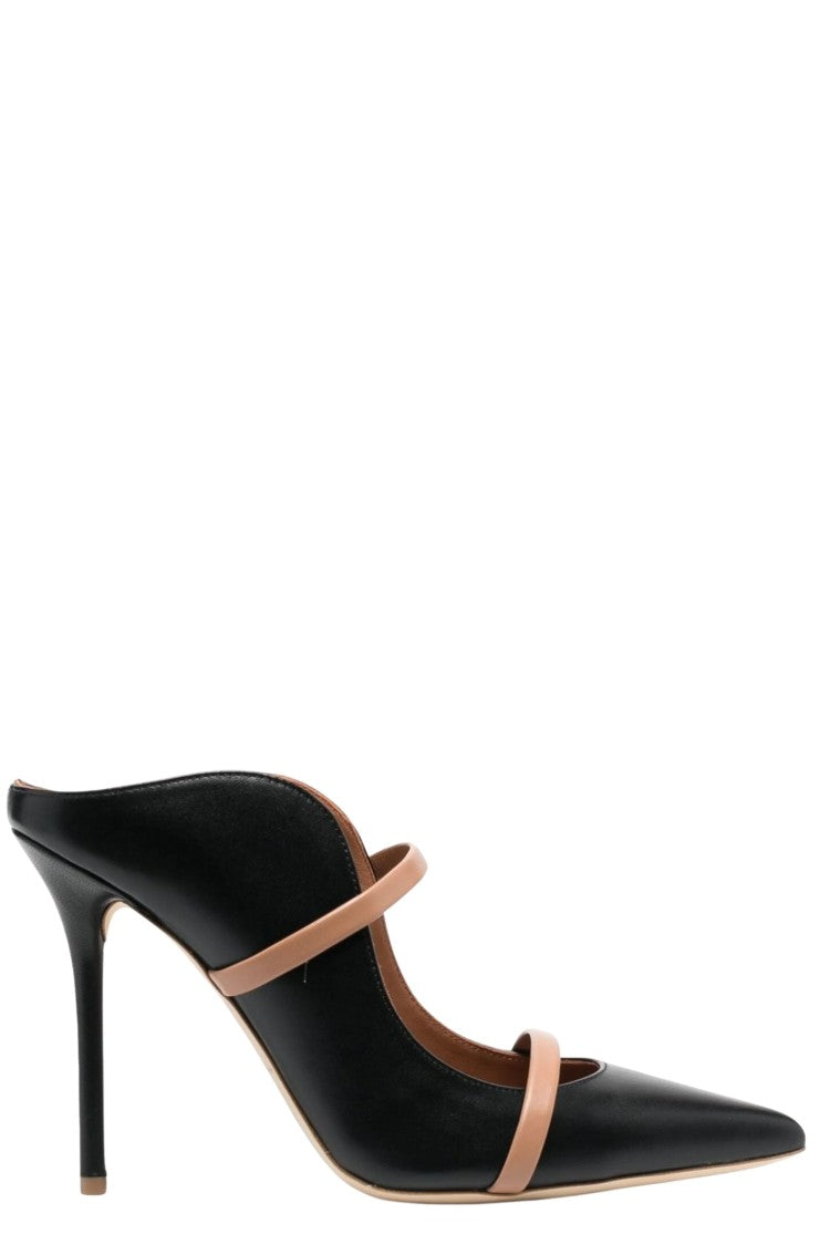 Decollete Mules With Pointed Toe