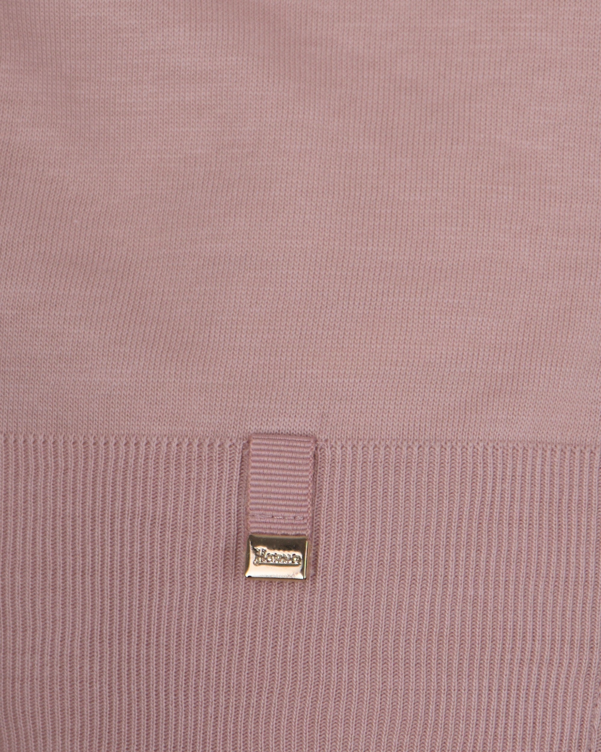 Short-Sleeve Knit Top with Ribbed Details