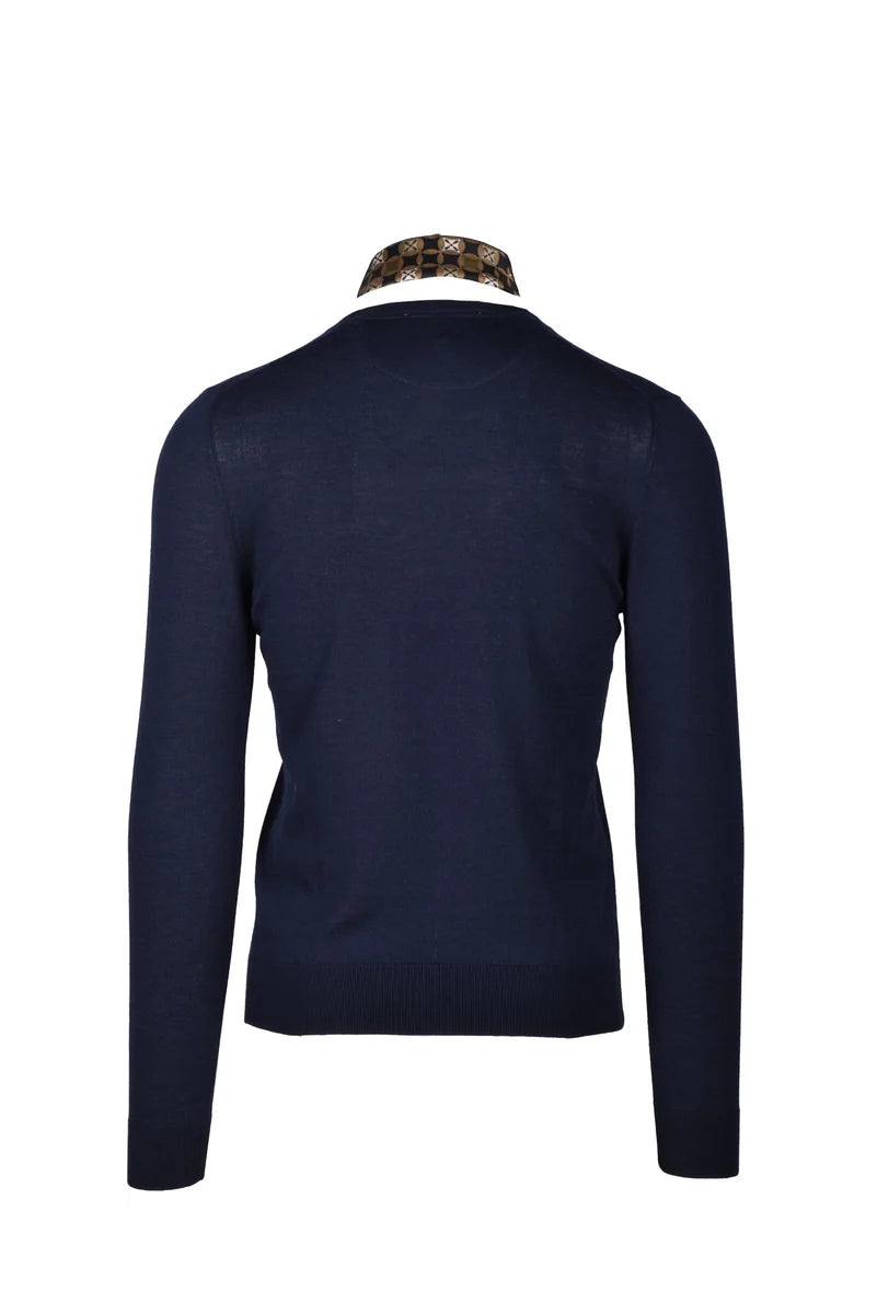 Silk and Cashmere Sweater - Blue