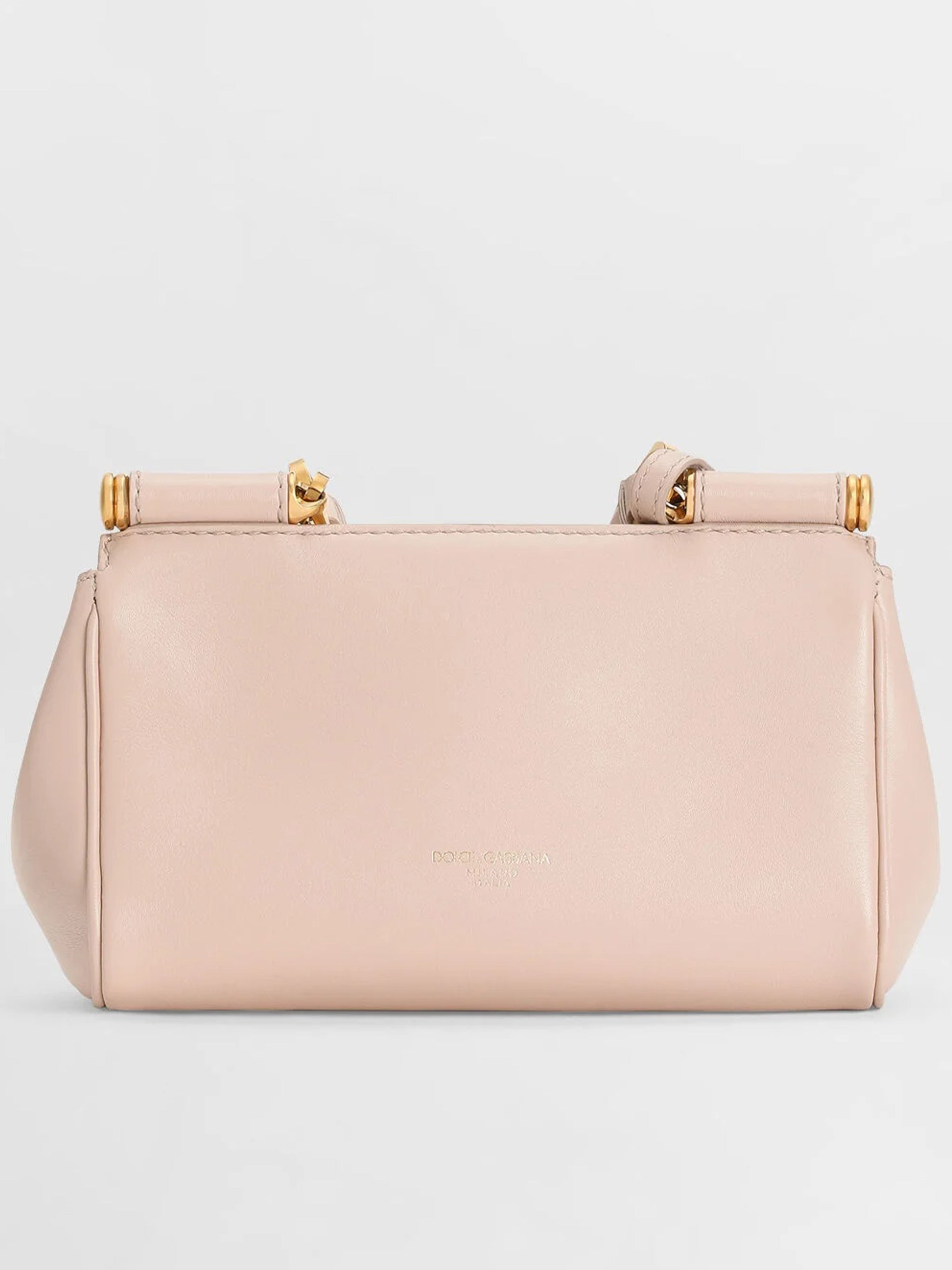 Neutrals Vit. Plonge Structured Leather Handbag
