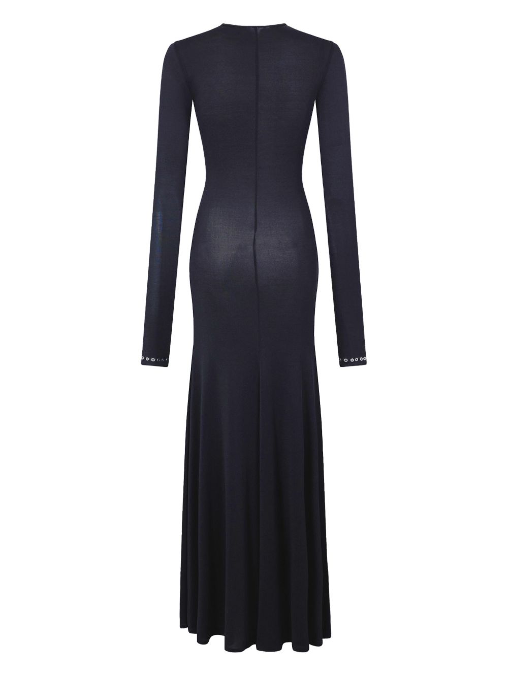 Second-Skin Black Dress With Bold Cut-Outs