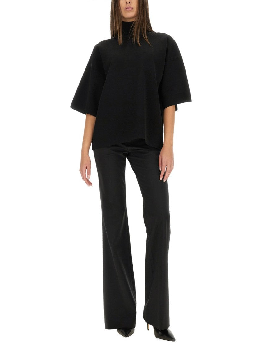 Relaxed Fit Turtleneck Top