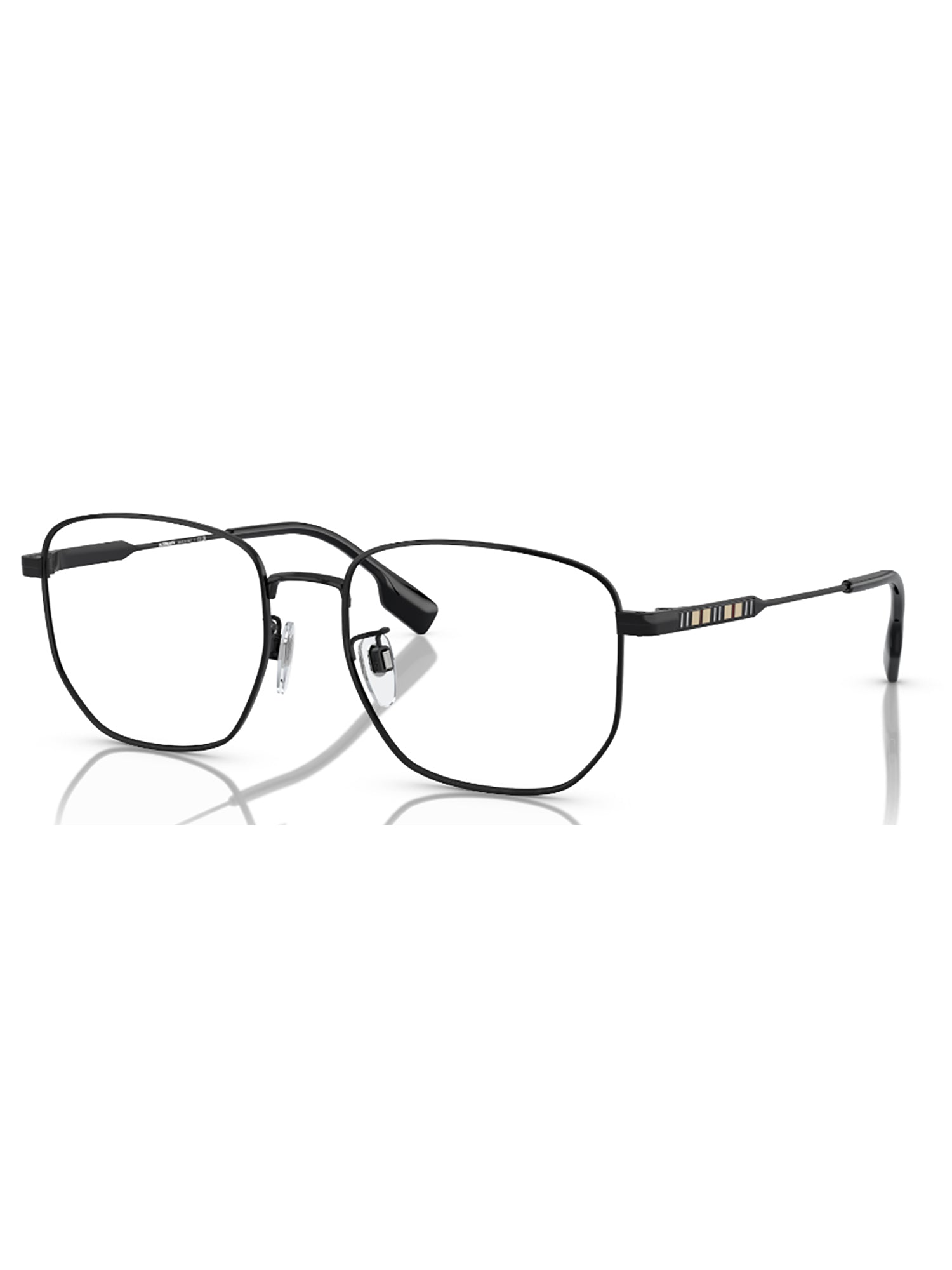 Geometric Optical Frames with Metallic Finish by Burberry