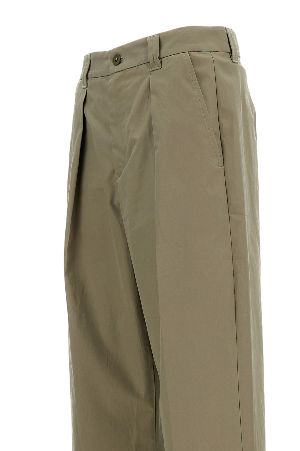 Cropped Relaxed Fit Pants