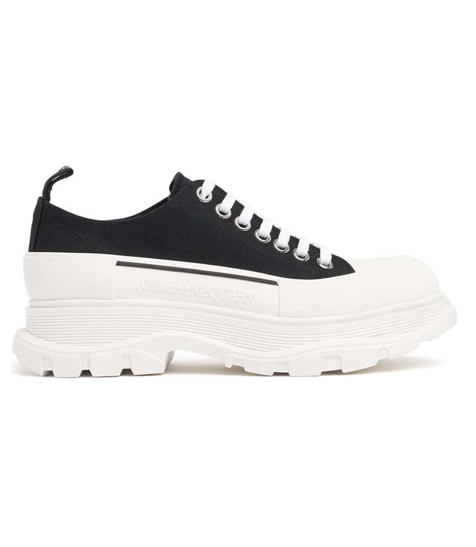 Chunky Sole Sneakers With Textured Finish