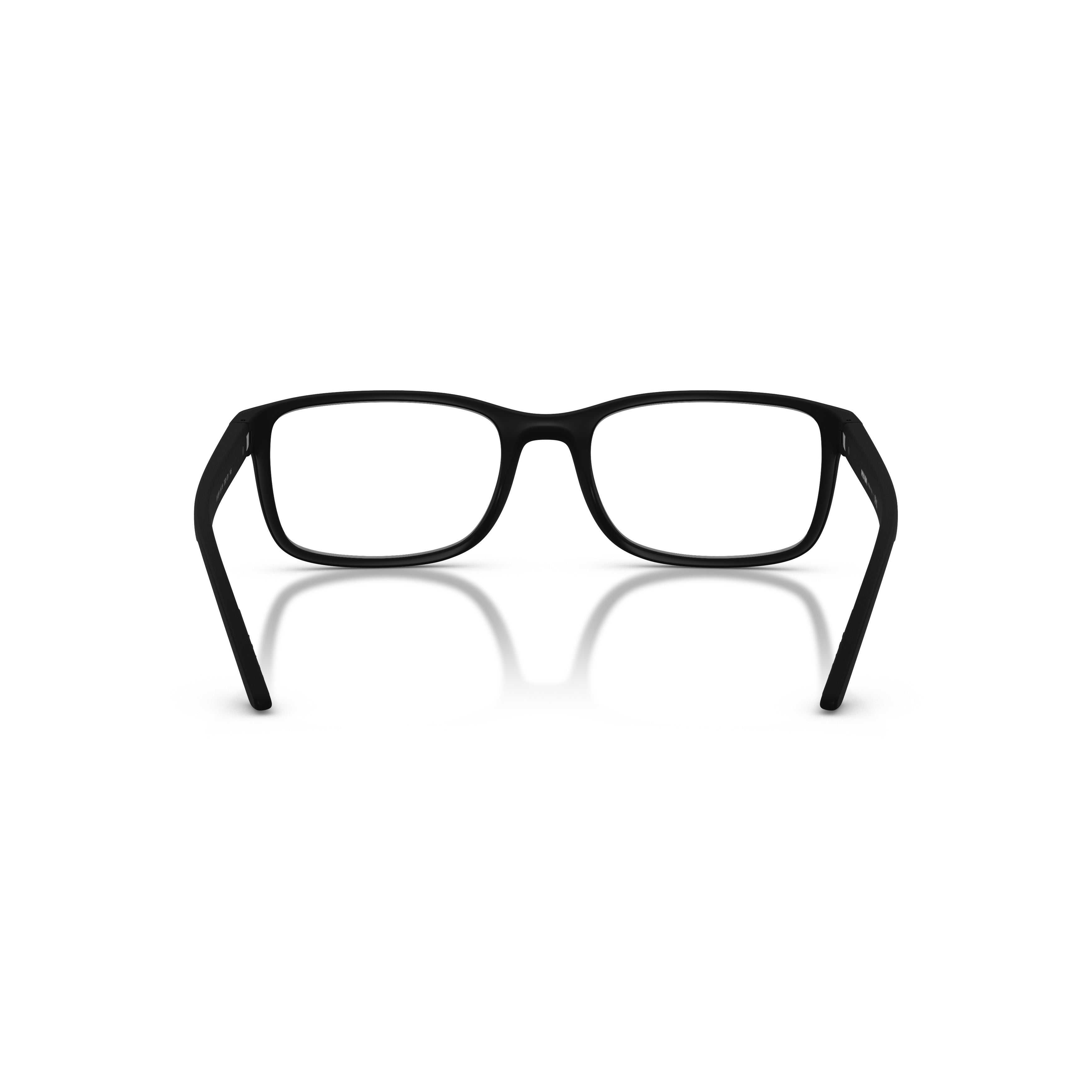 0ps 06rv Rectangular Matte Black Eyeglasses