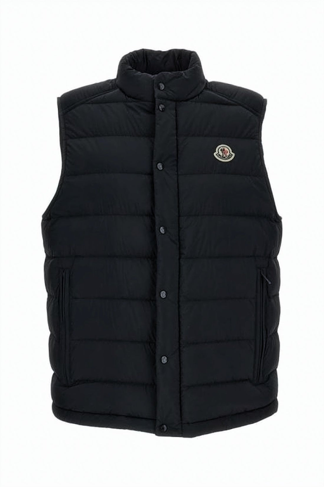 Sleeveless Padded Vest With Horizontal Quilting