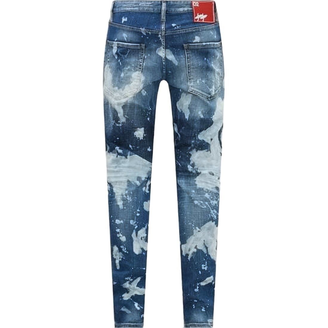 Slim Fit Distressed Denim Pants