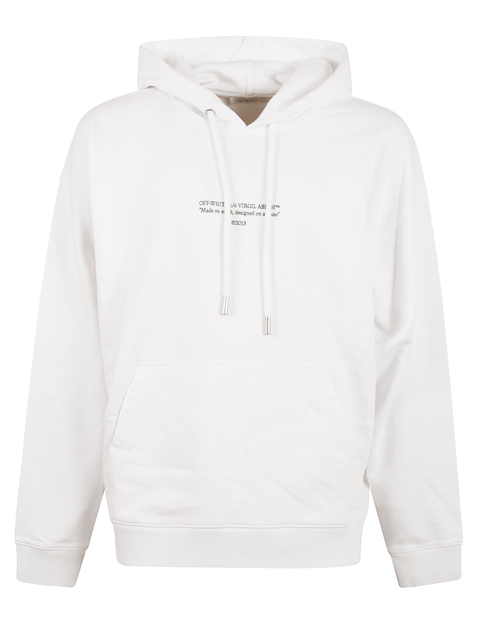 Off-White Logo Hoodie in Cotton Jersey