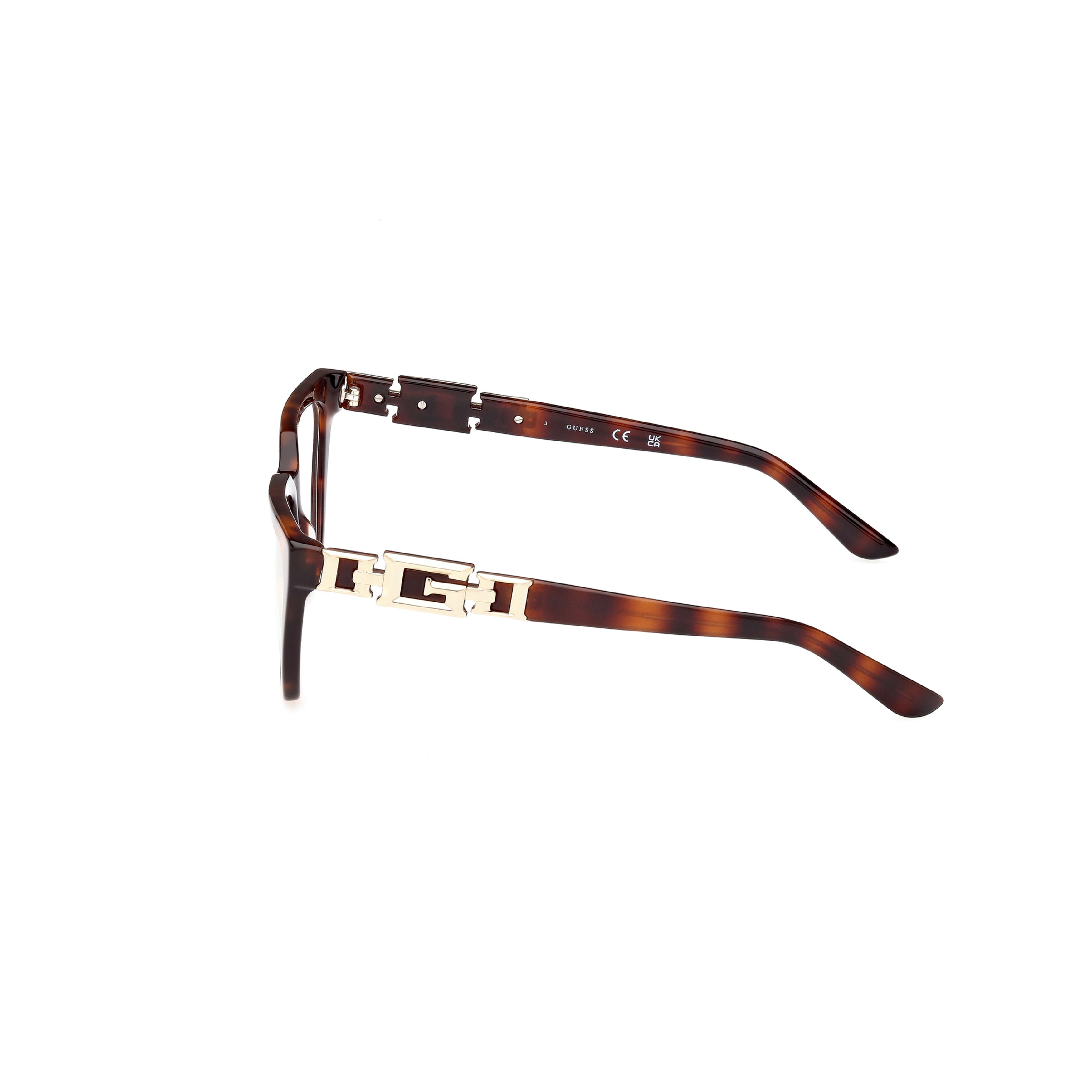 Gu2985 54052 Oversized Square Tortoiseshell Eyeglasses