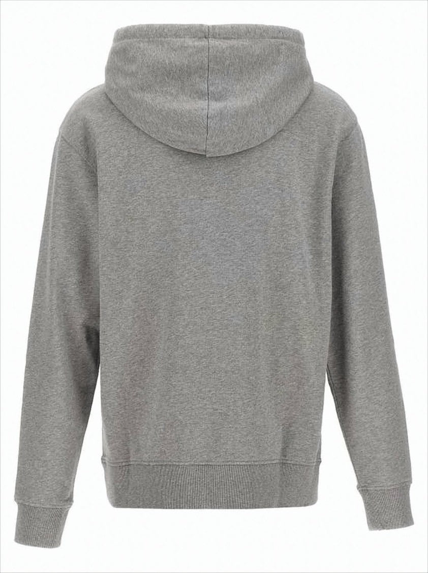 Classic Pullover Hoodie with Embroidered Detail