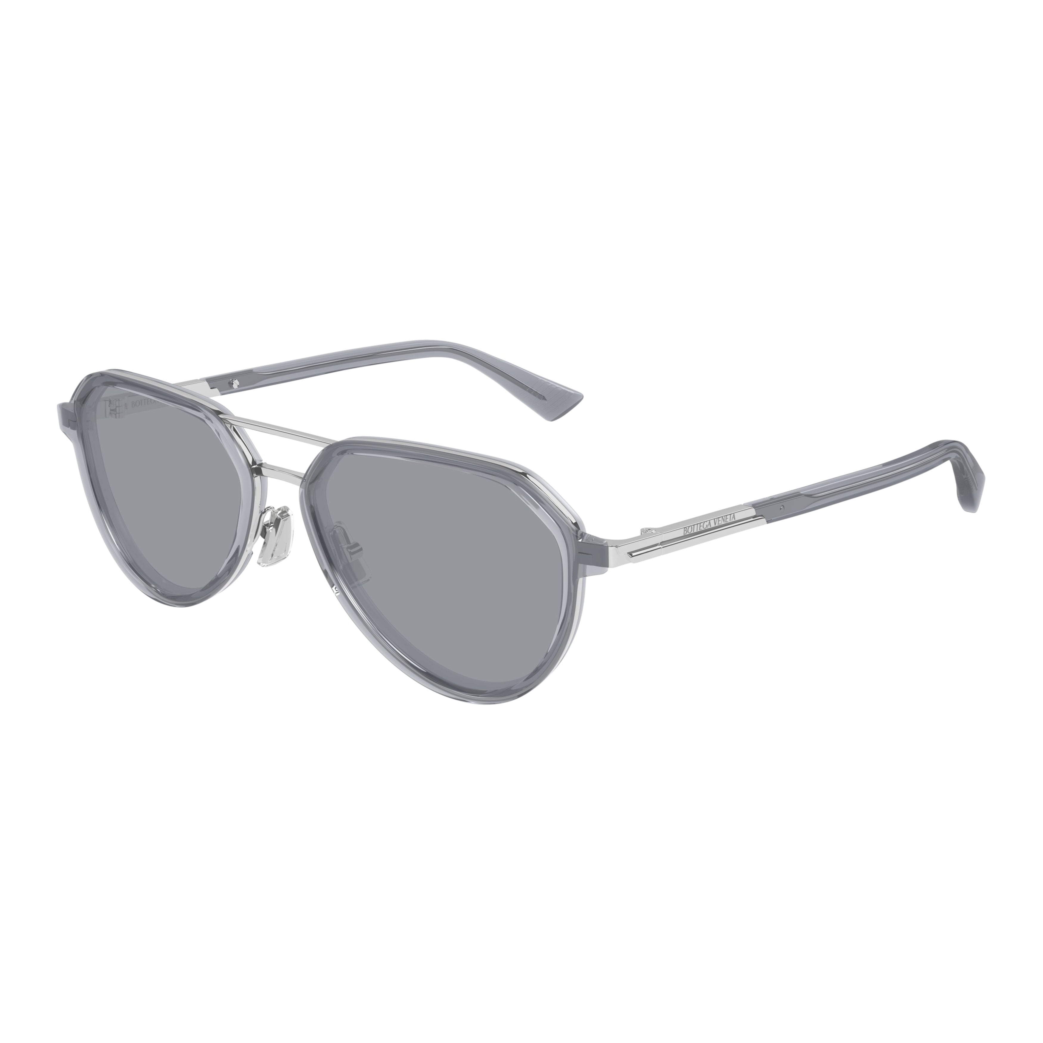 Bv1373s Translucent Grey Acetate Sunglasses