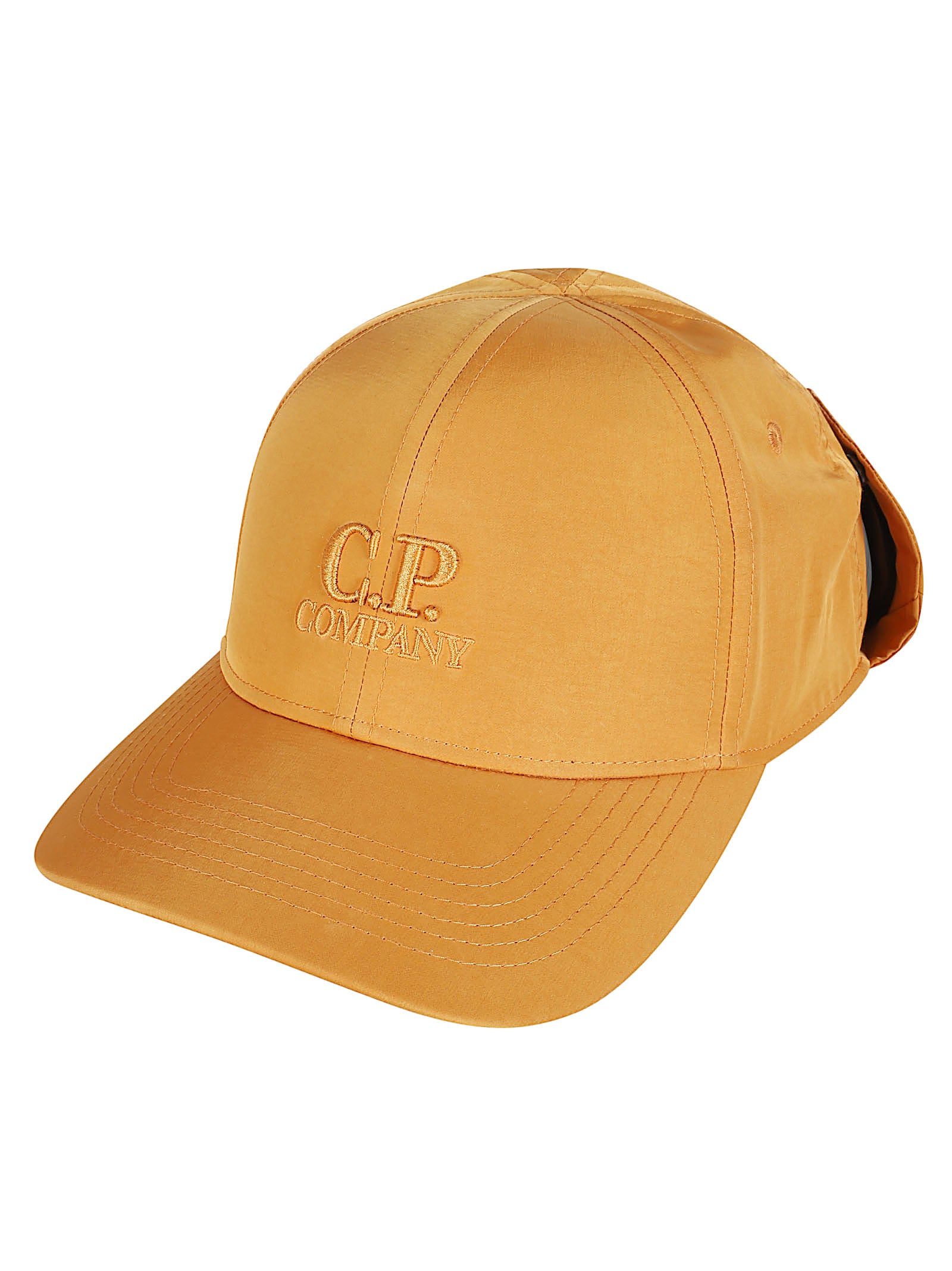 Structured Cap with Curved Brim and Unique Lens Detail