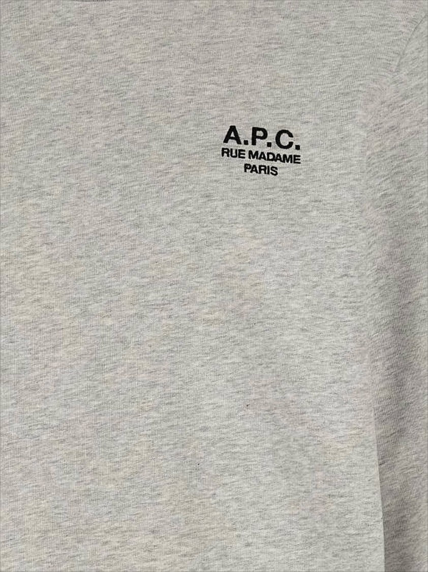 Grey Long-Sleeve T-Shirt with Subtle Logo