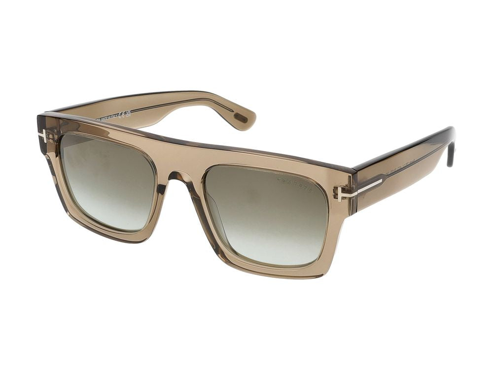 Sunglasses Tom Ford FT0711 47Q Marrone Chiaro/Altri/Verde Specchiato 53/20/145