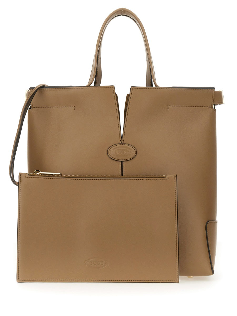 Structured Calfskin Leather Bag