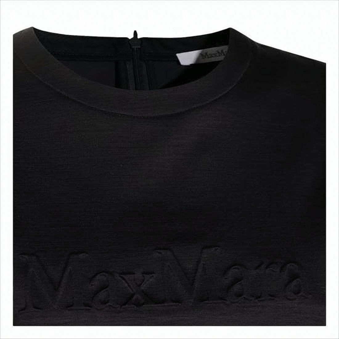 Fitted Short-Sleeve Top with Tonal Logo