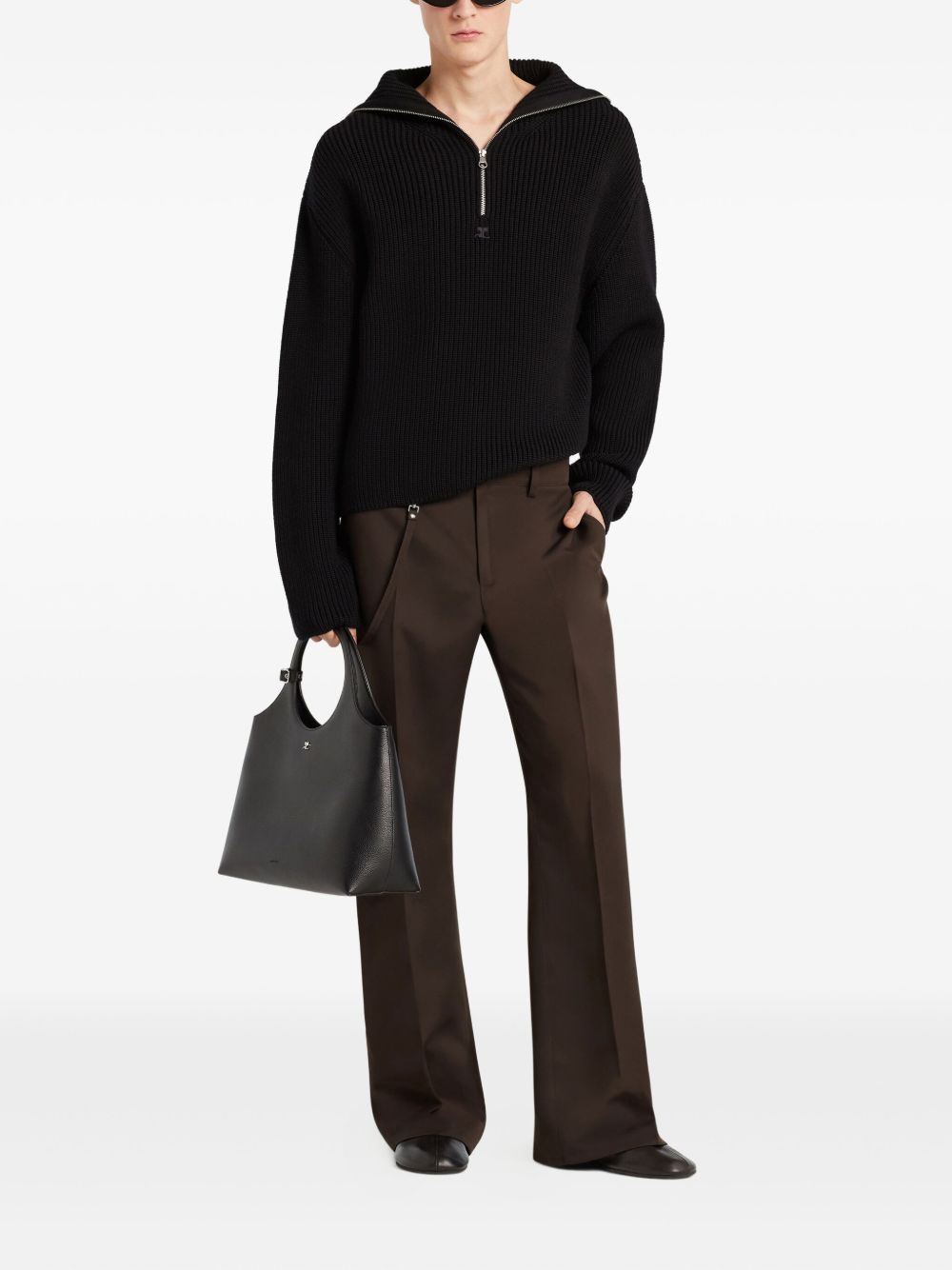 Ribbed Knit Sweater