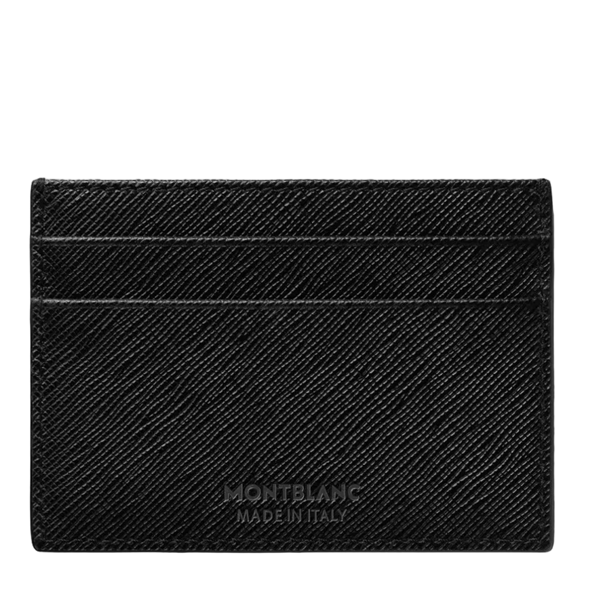 Textured Black Cardholder And Embossed Accents