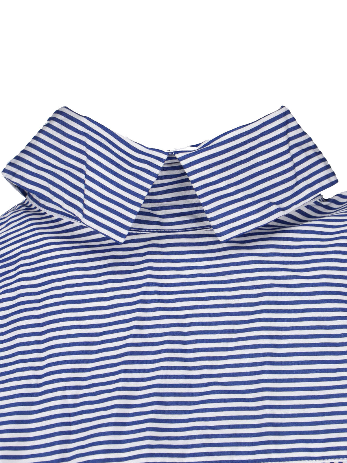 Blue Rossella Striped Cotton Shirt