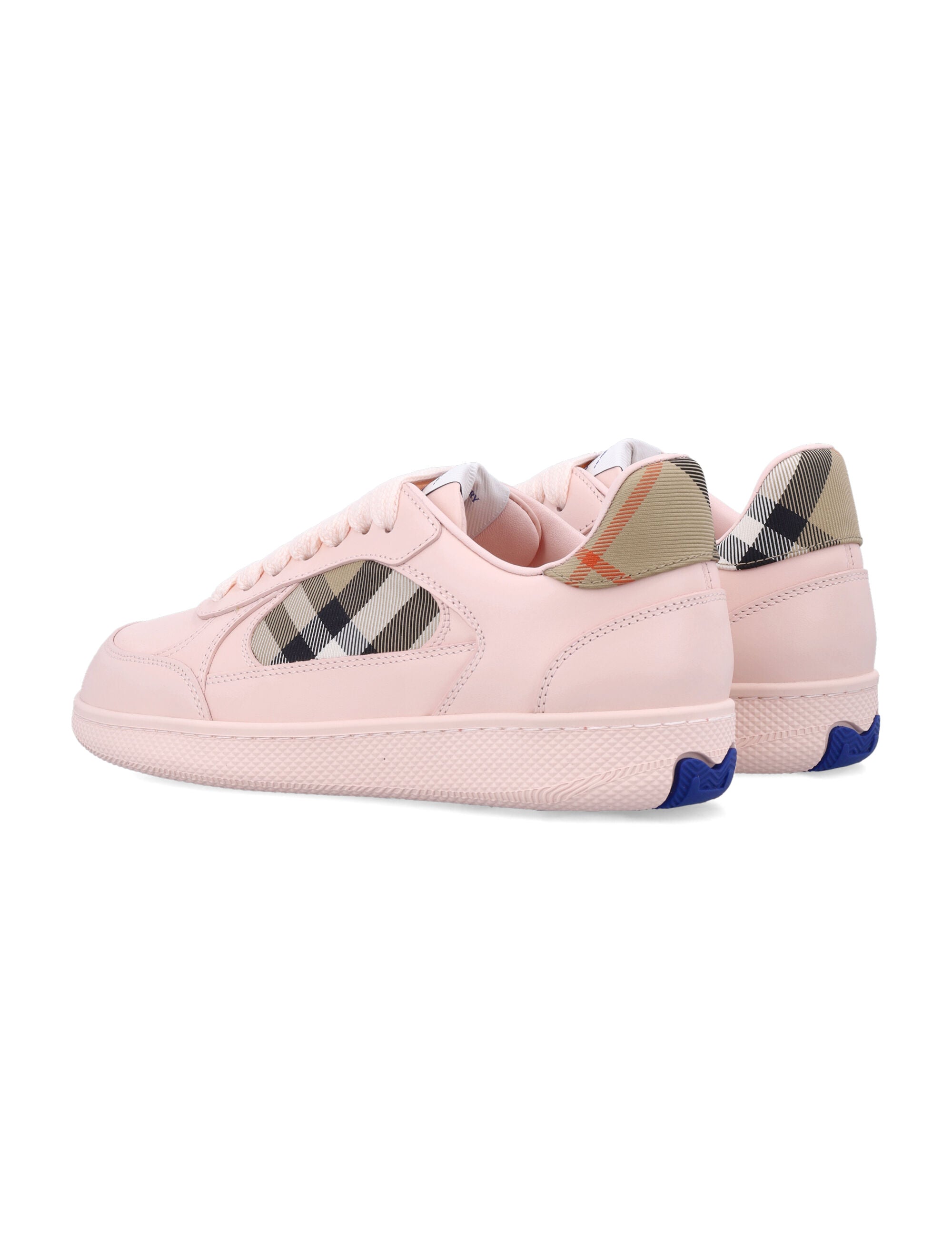 London Leather And Check Terrace Women’S Sneakers