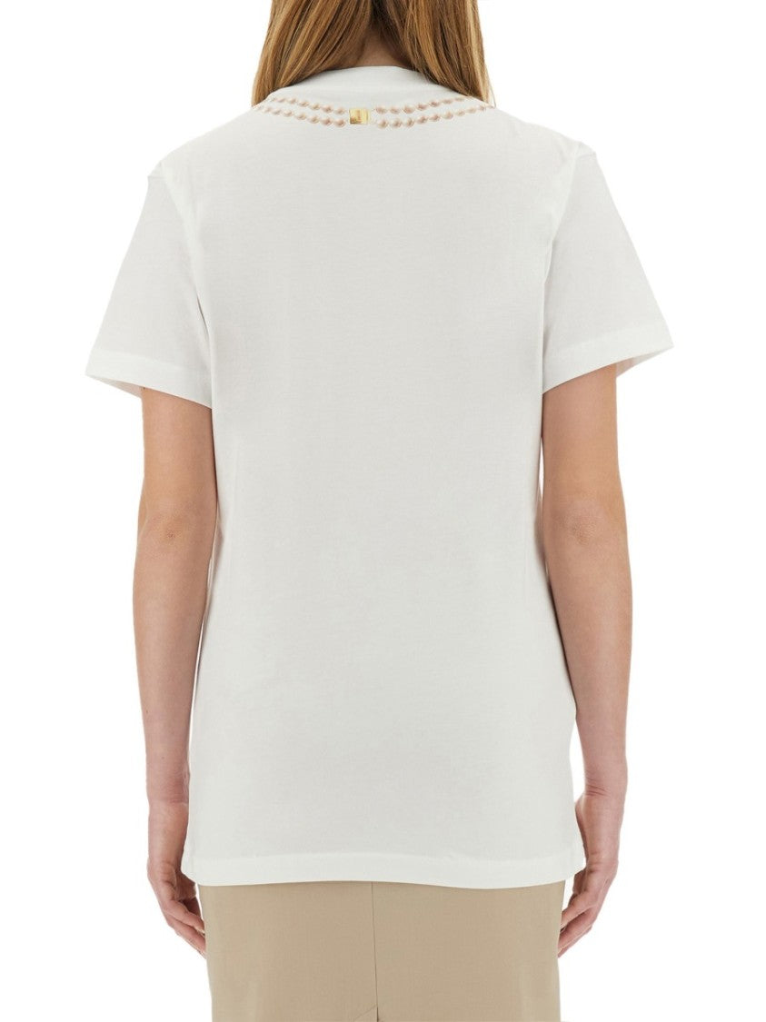 "Breakfast" Logo Print T-Shirt