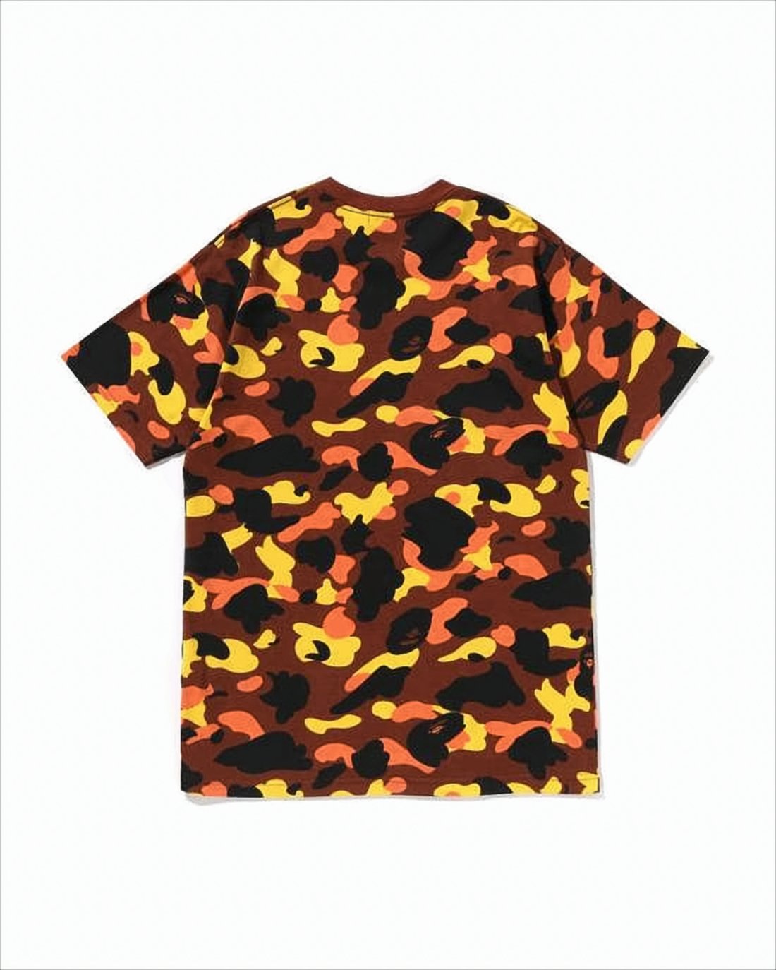 Bold Camouflage Printed T-Shirt with Ape Graphic