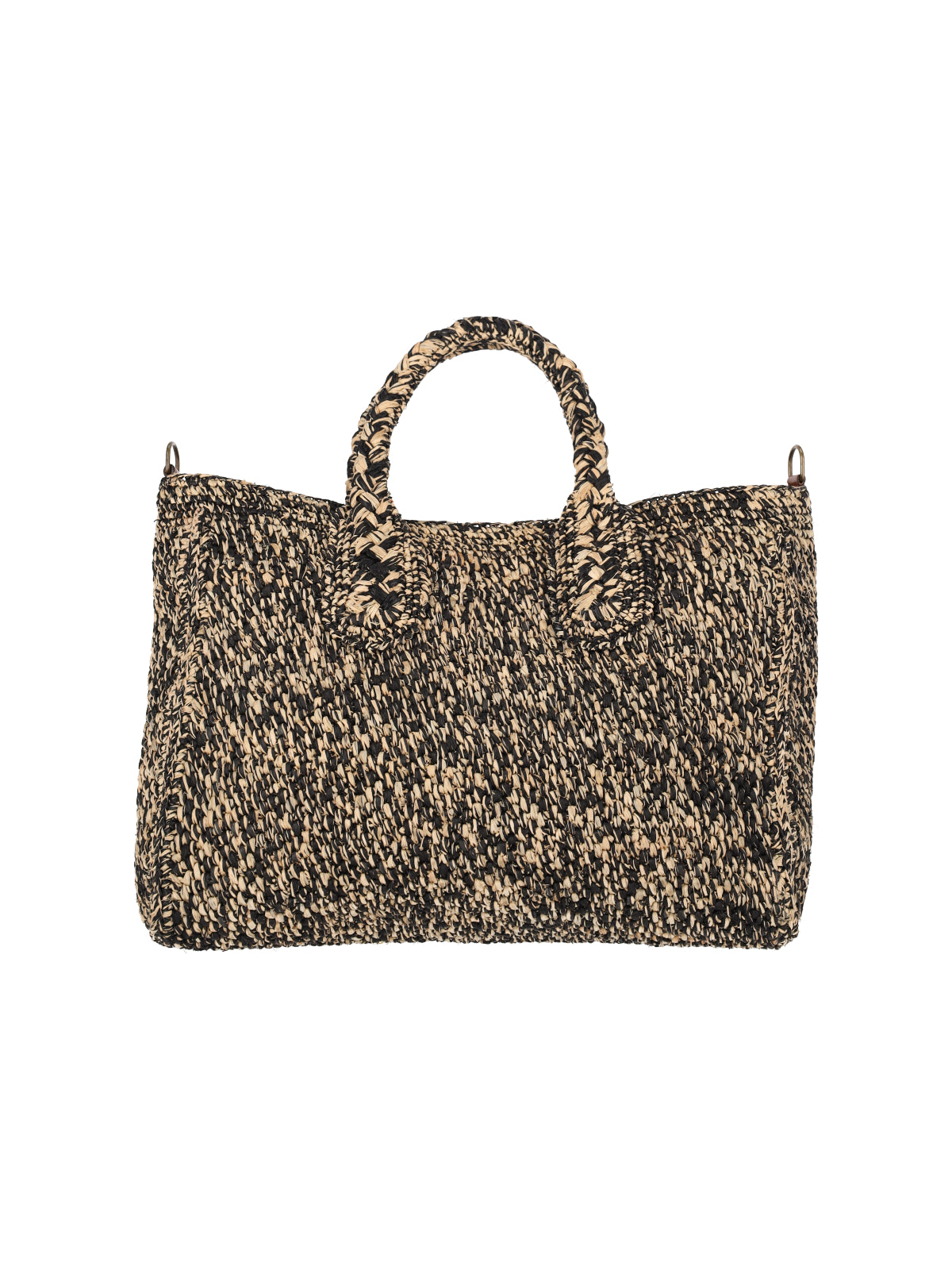 Multicolor Rary Woven Raffia Handbag