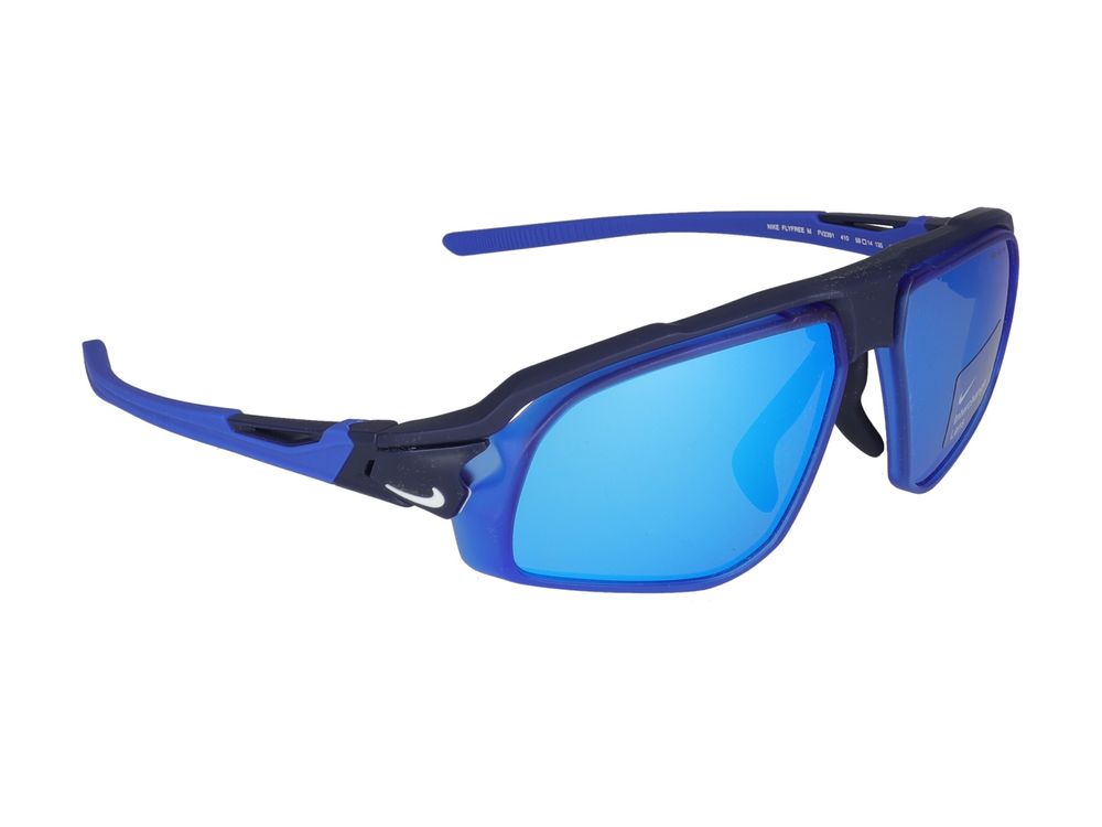 Sunglasses Nike FLYFREE M FV2391 410 Matte Navy/Blue Mirror/Volt 59/14/135