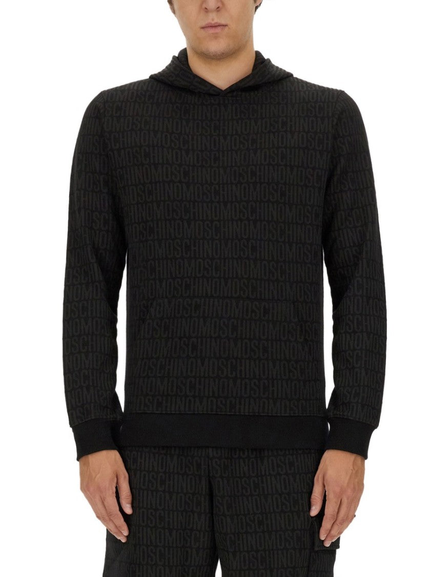 All-Over Logo Print Sweatshirt