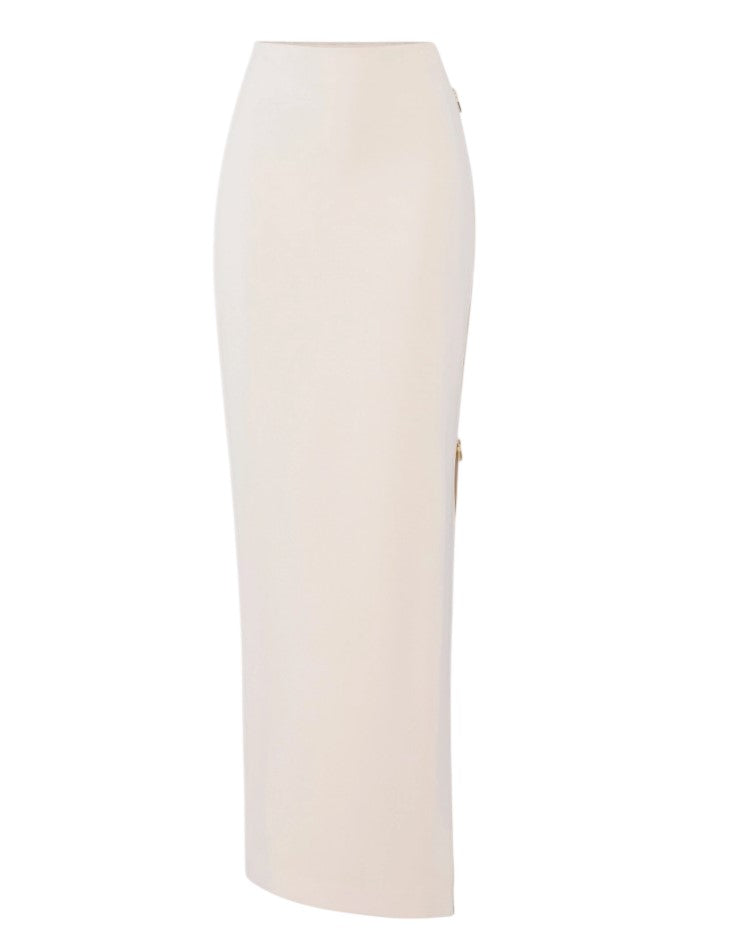 Light Crepe Heart Shaped Edge Skirt