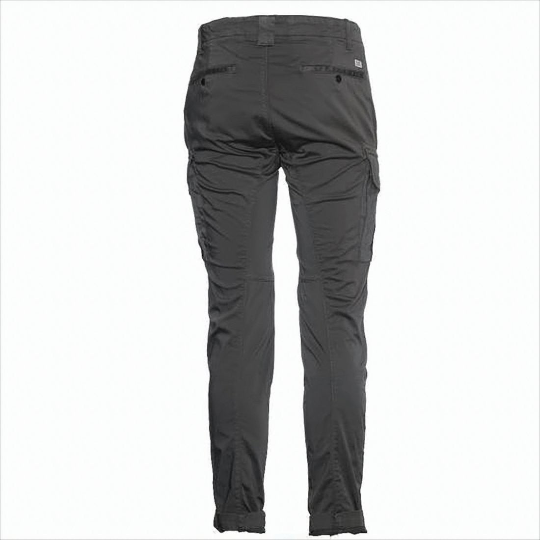 Cargo-Style Straight Pants with Subtle Logo