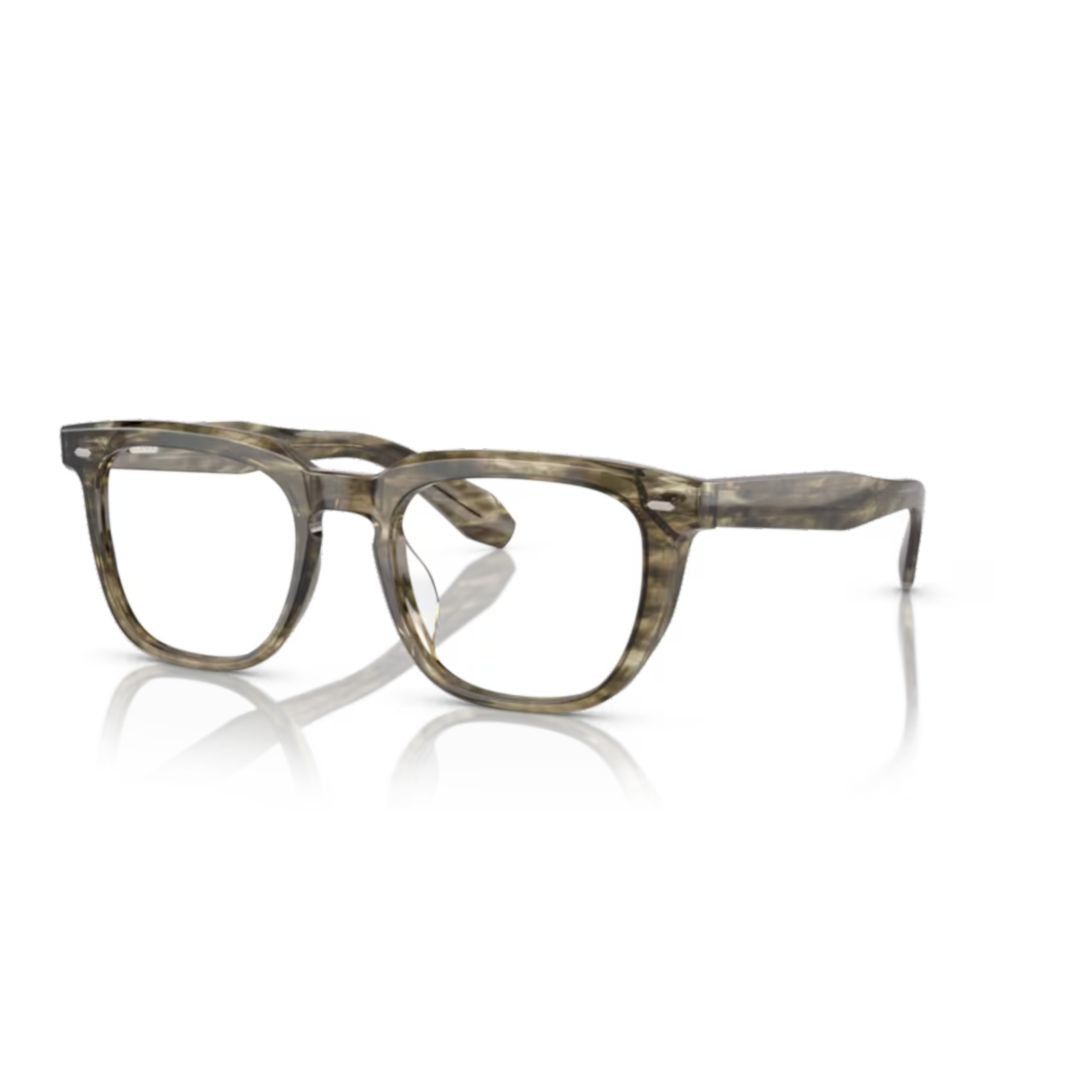 0ov5004 Square Frame Sunglasses with Marbled Pattern