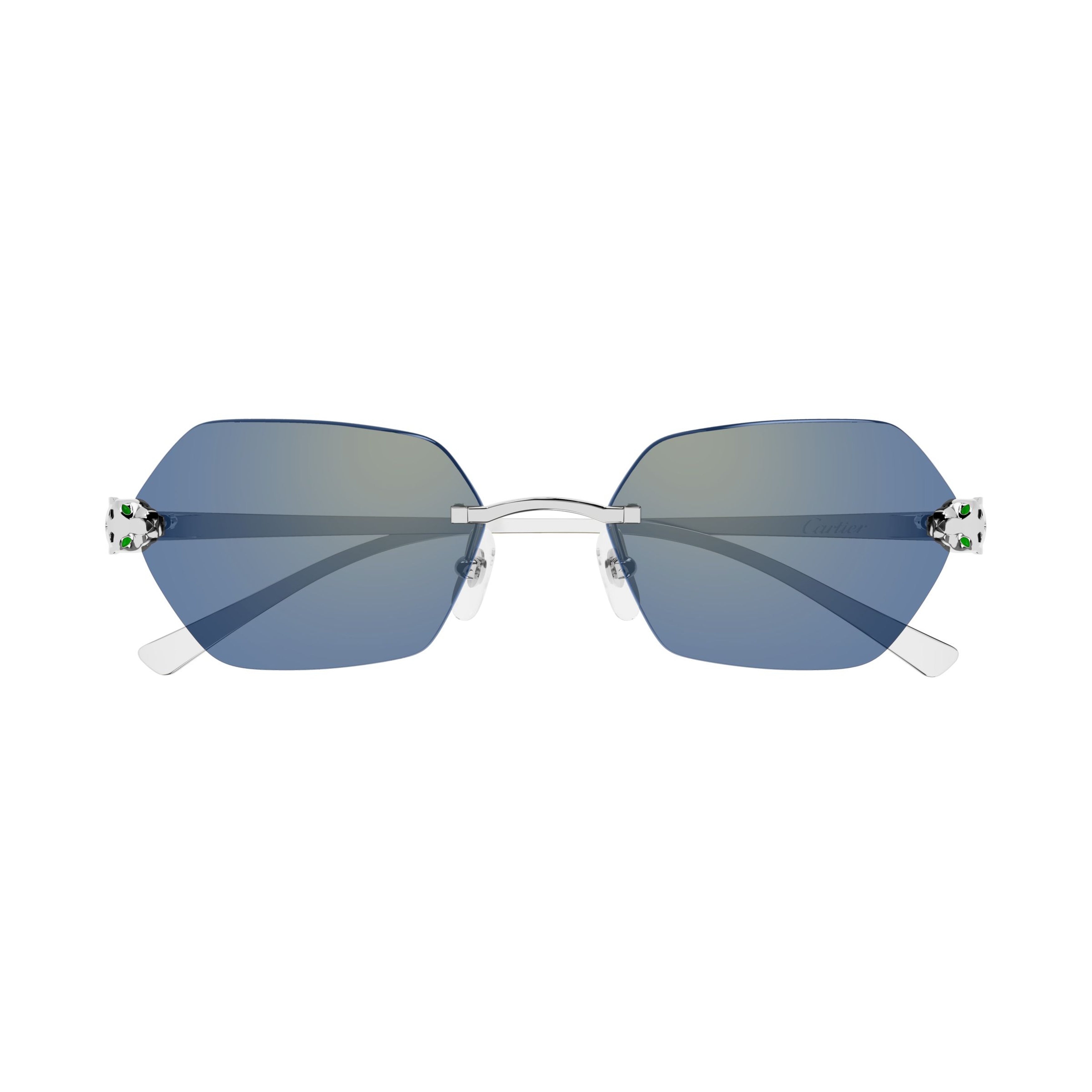 Ct0636s Rimless Hexagonal Sunglasses