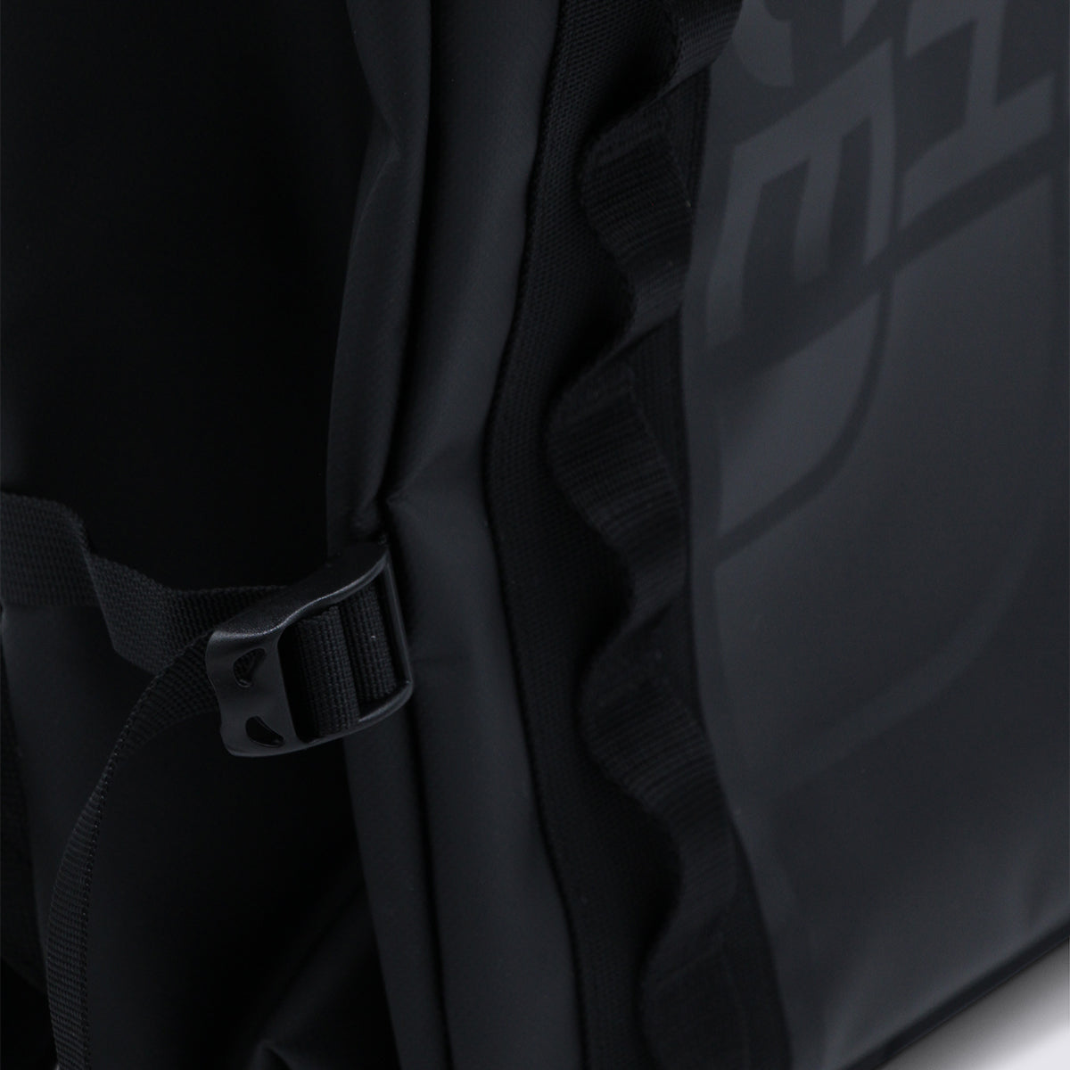 Rectangular Black Backpack