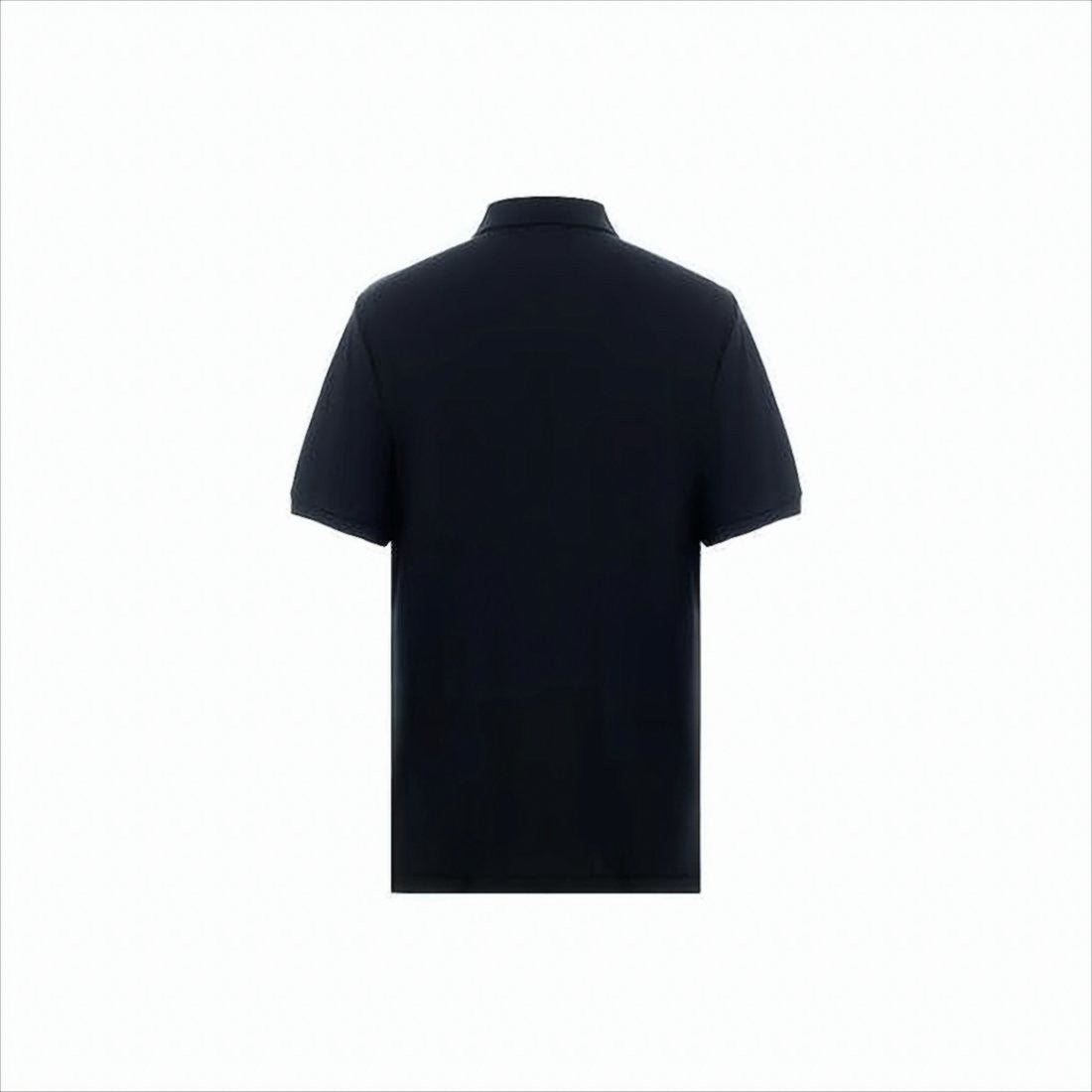 Short-Sleeve Polo Shirt with Traditional Collar and Embroidered Logo