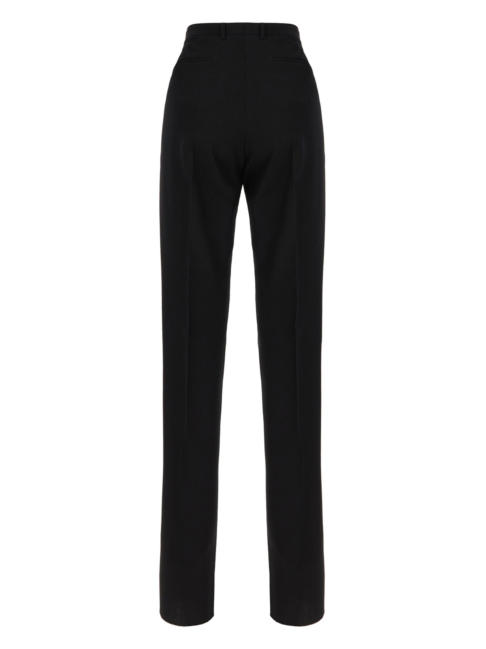 Tailored Technical Wool Straight-Leg Pants