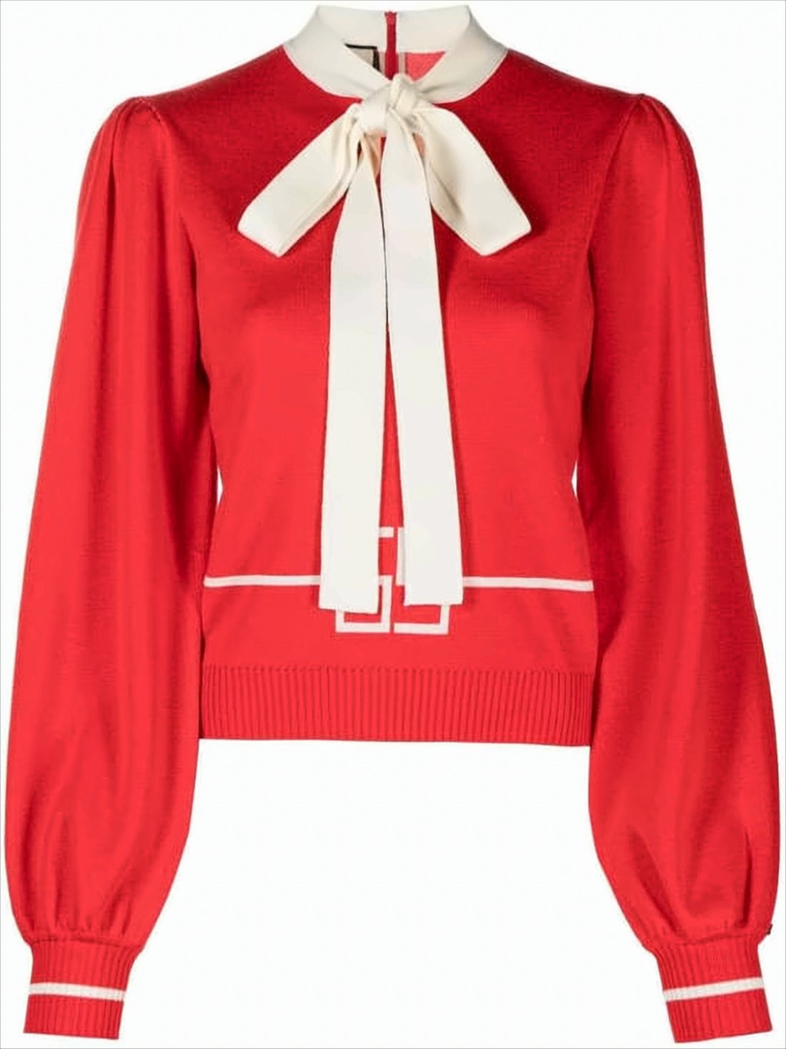 Red Wool Blouse