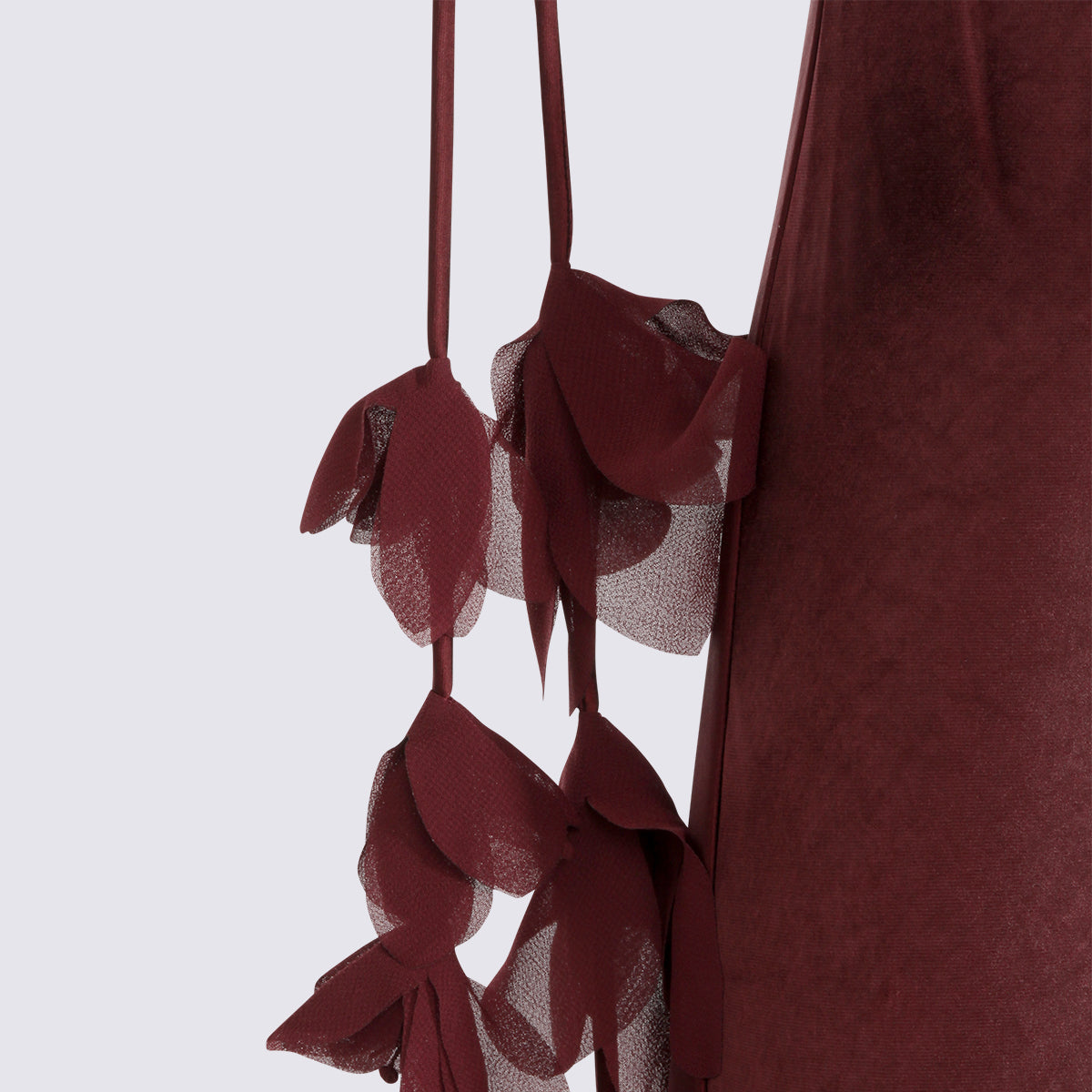 Burgundy Sleeveless Maxi Dress