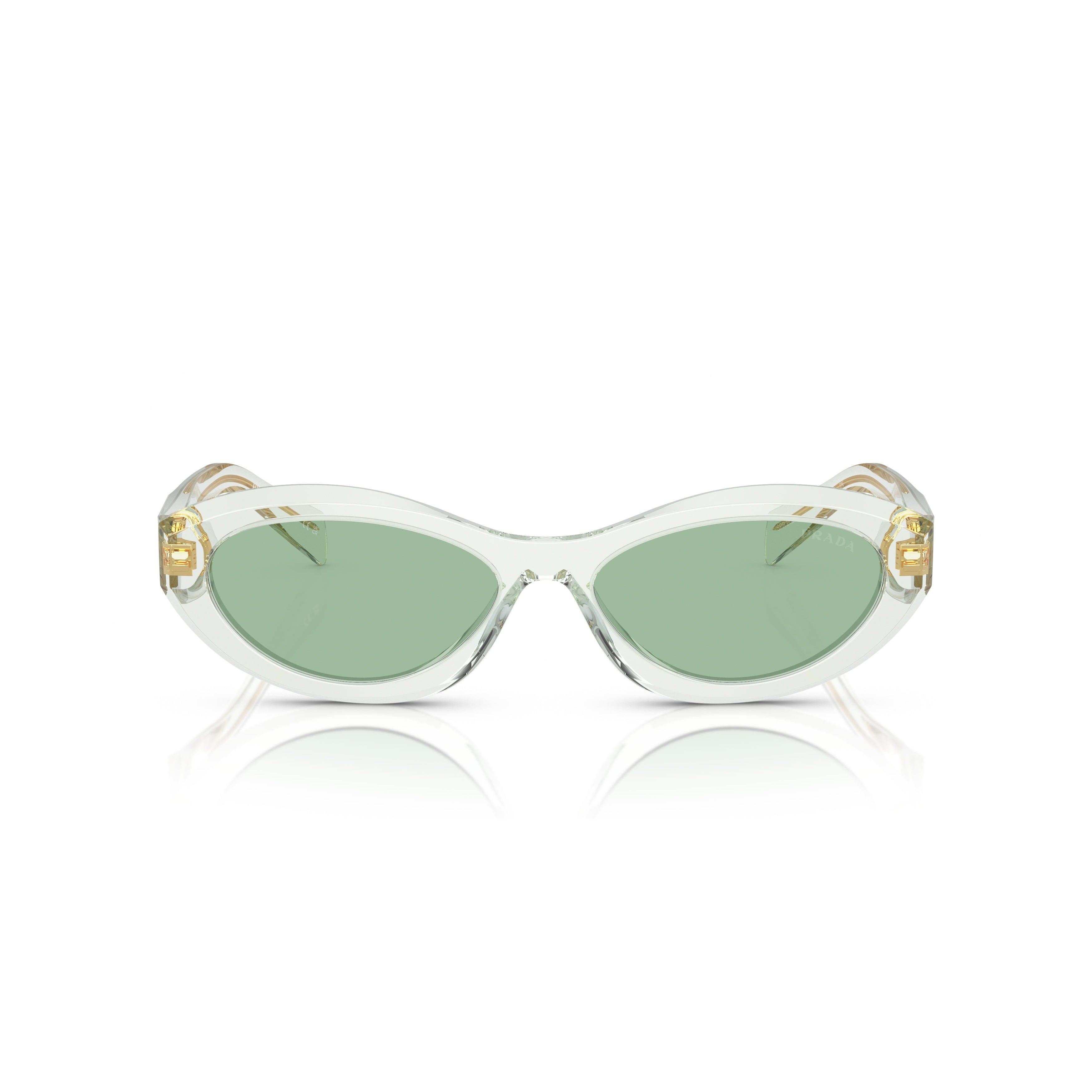 0pr 26zs Translucent Acetate Oval Sunglasses