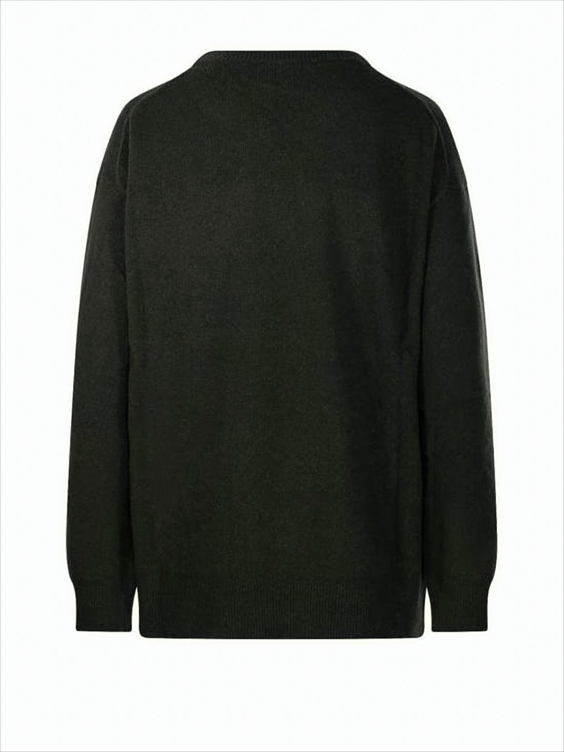 Graphic Knit Sweater with Cherry Motif
