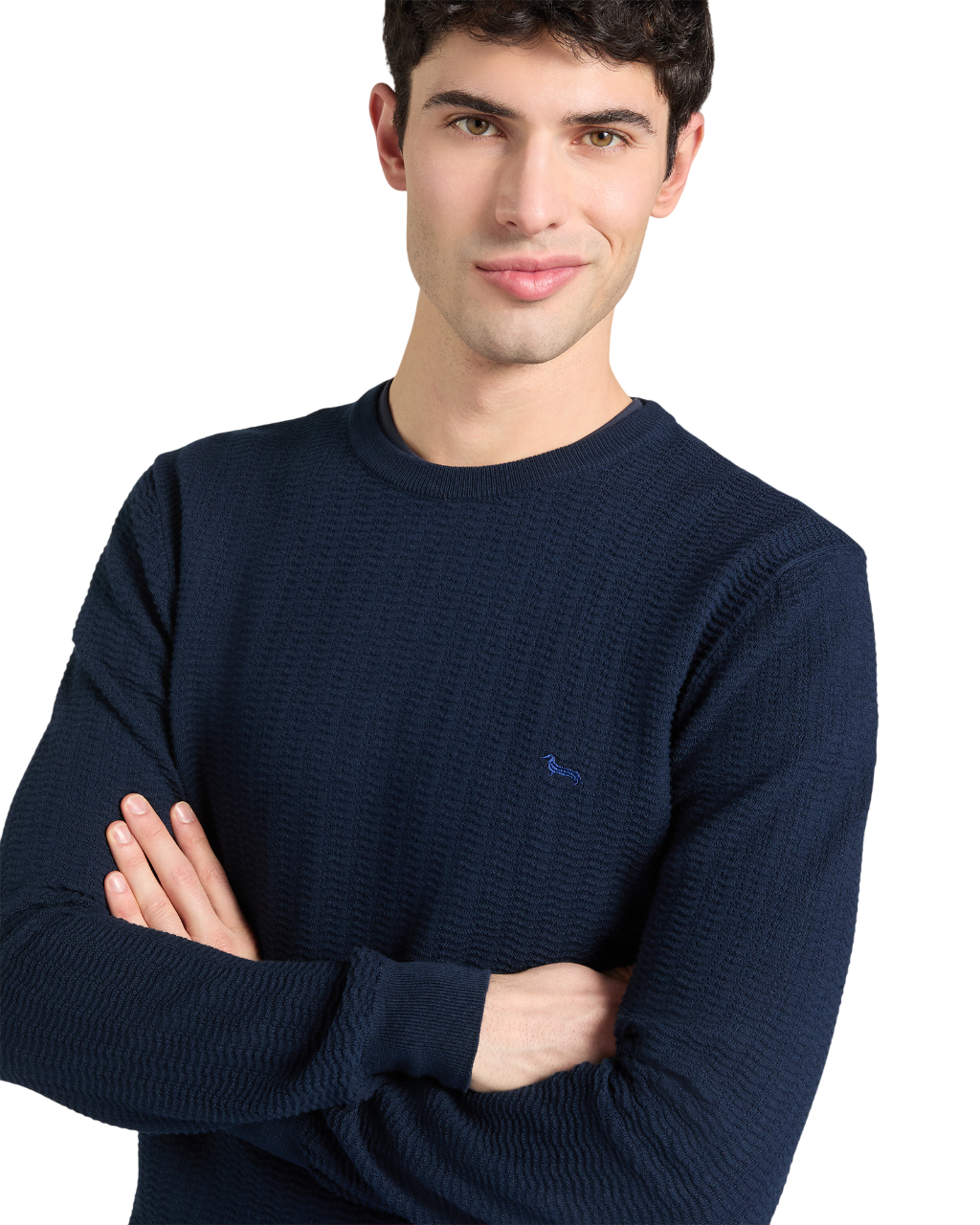 Textured 3D Knit Sweater