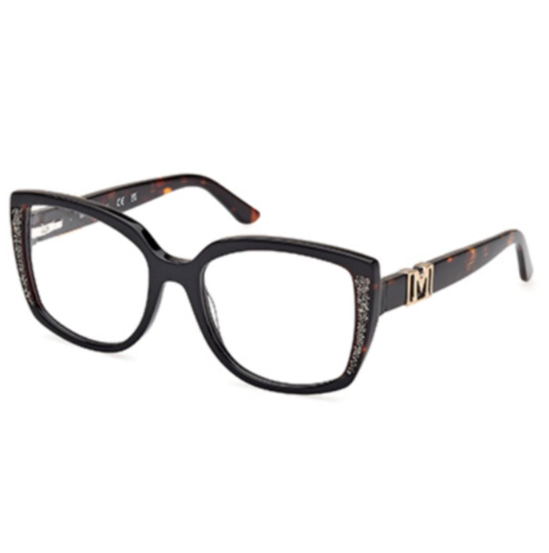 Gm50012 55005 Oversized Square Sunglasses with Glitter Detailing