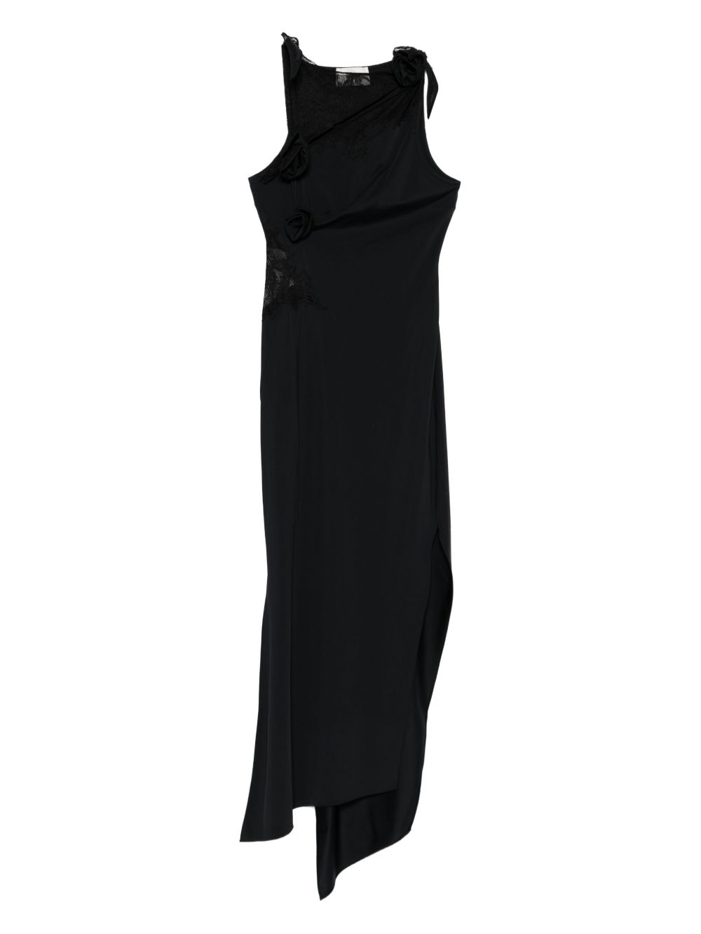 Sleeveless Black Midi Dress