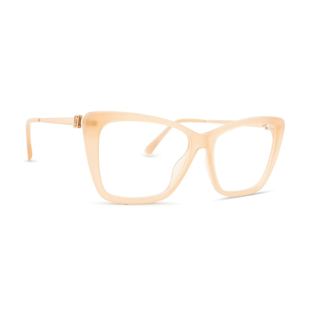 Okulary przeciwsłoneczne z octanu Jc375 Cat-Eye z detalem monogramu
